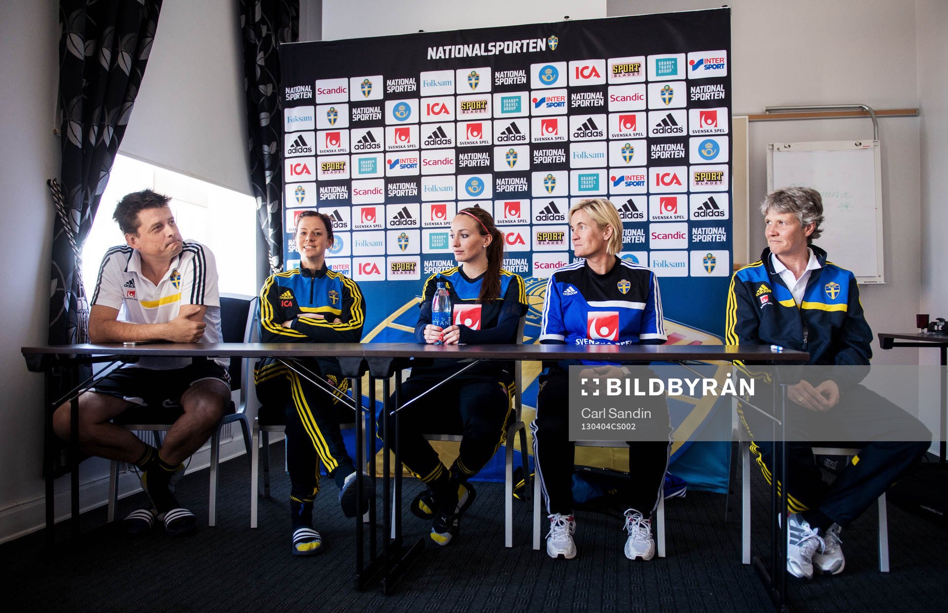 Mats Börjesson, läkare, Lotta Schelin, Kosovare Asllani,