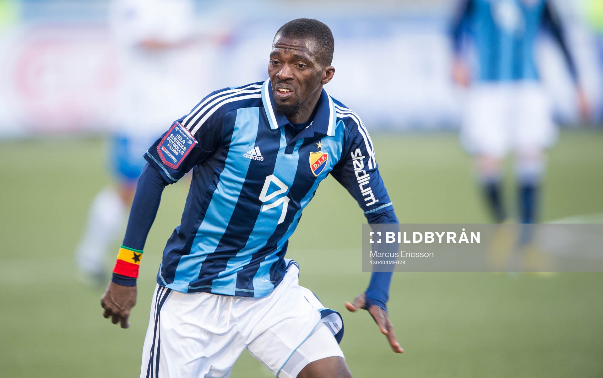 Fotboll, Svenska Cupen, Norrköping - Djurgården: Yussif Chibsah, Djurgården