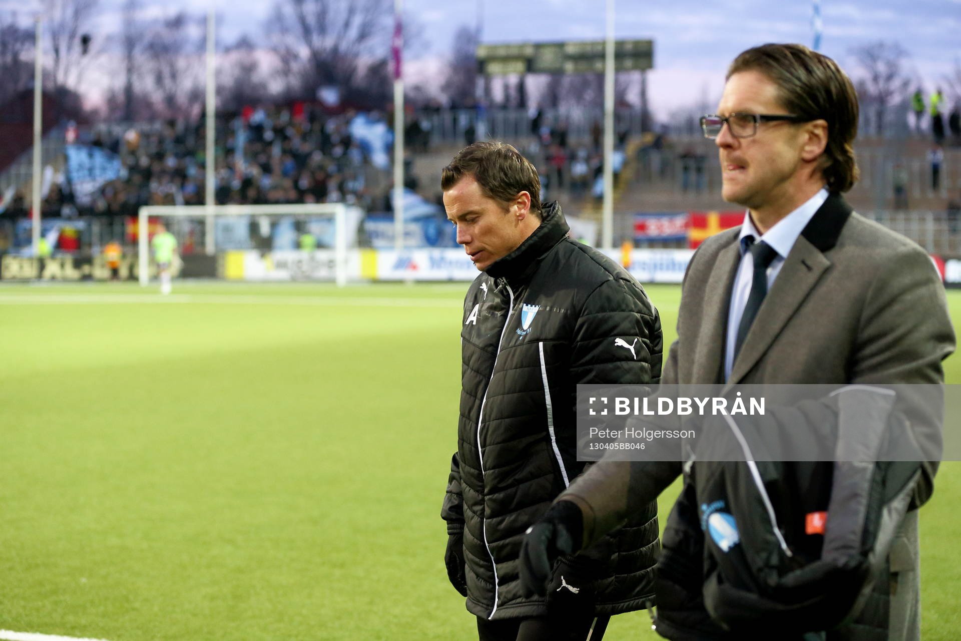Malmö tränare Rikard Norling, deppar