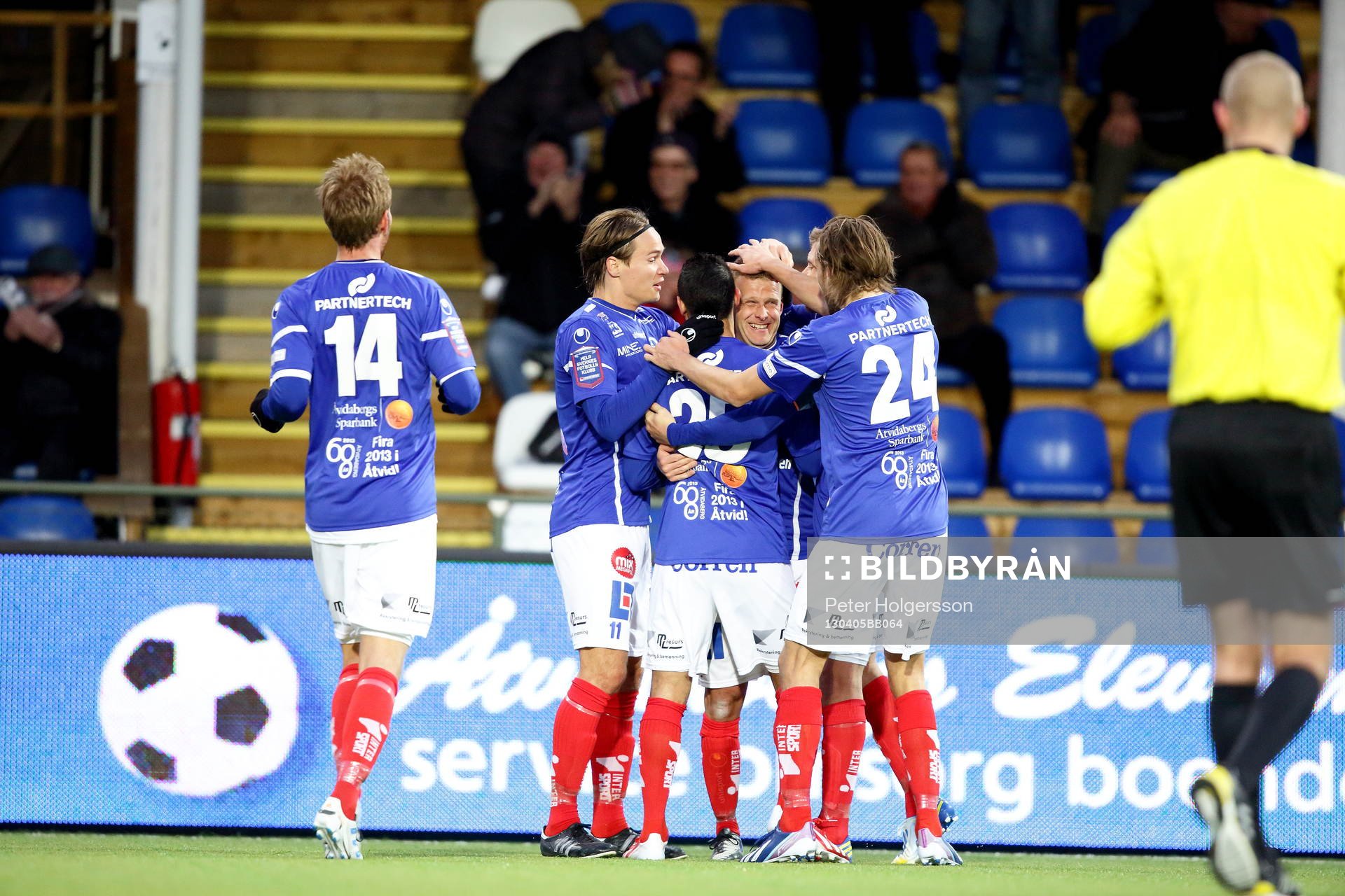 Mål jubel Åtvidaberg 7 Kristian Bergström