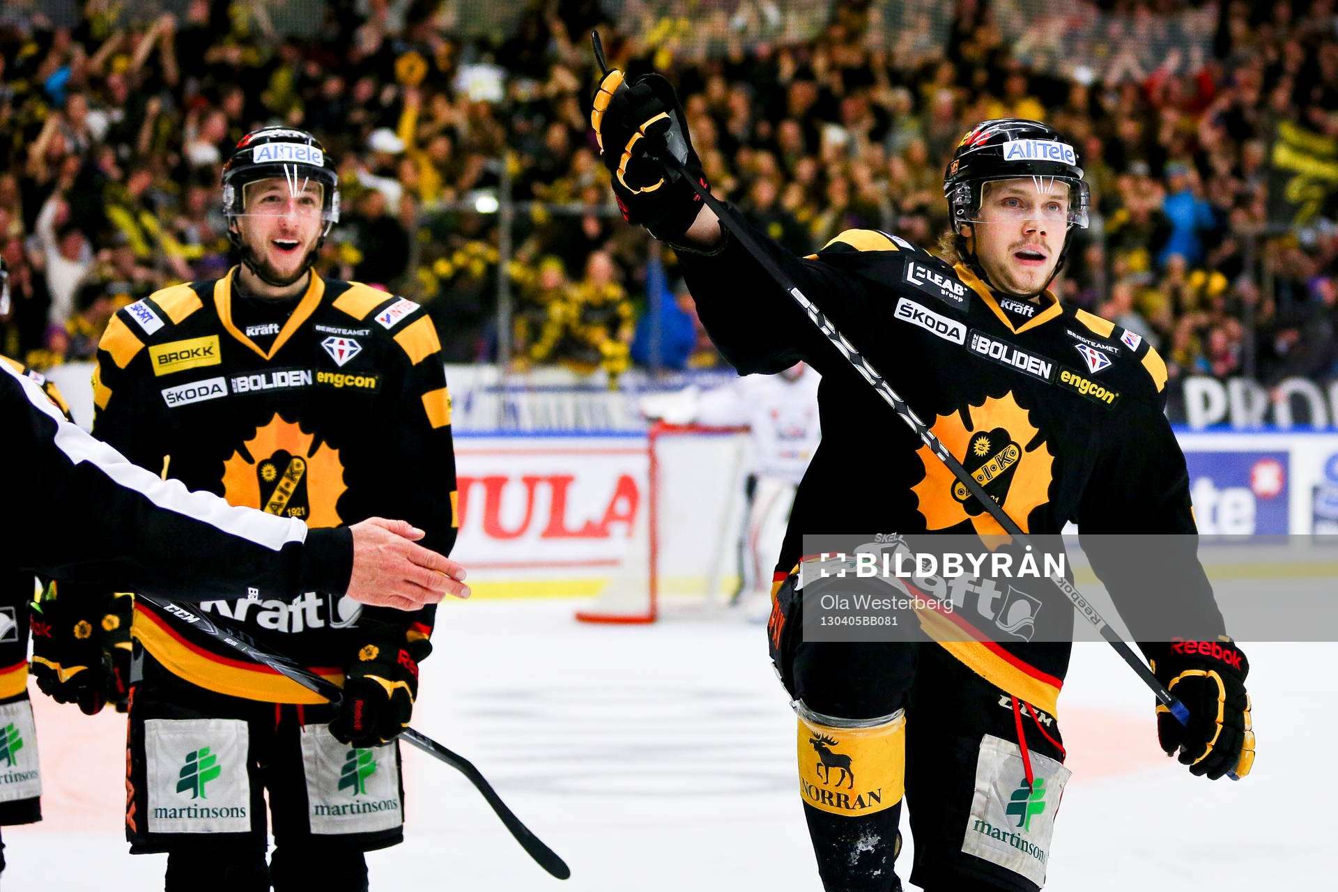Ishockey, SM-semifinal 5, Skellefteå - Linköping. Petter