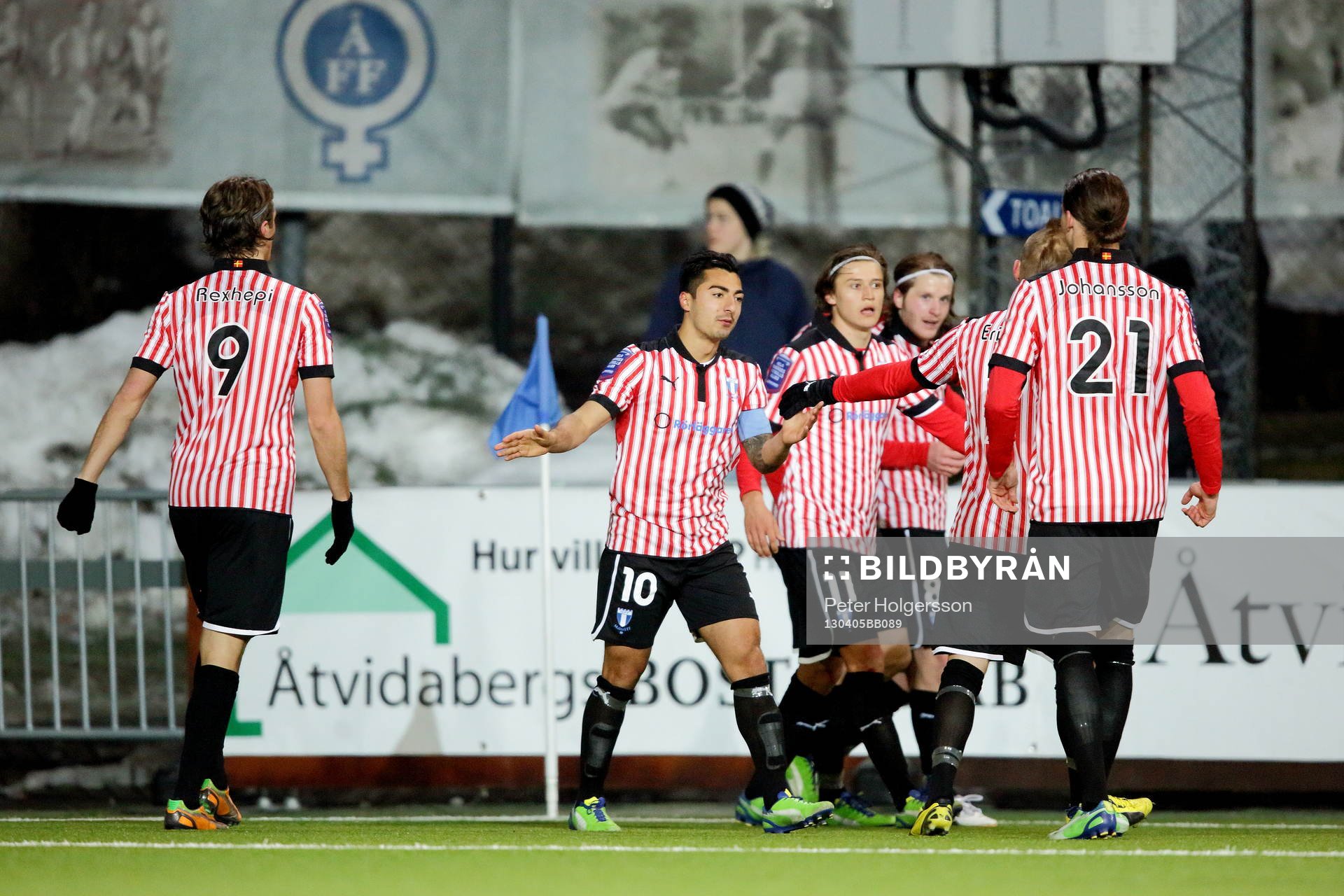 Fotboll, Allsvenskan, Åtvidabergs FF - Malmö FF: Mål av Malmö 8 Erik Friberg 
