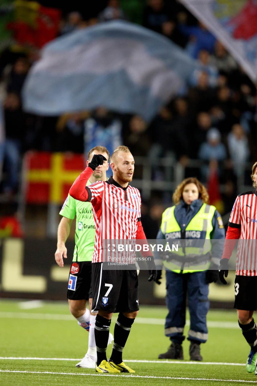 Malmö 7 Magnus Eriksson  jublar