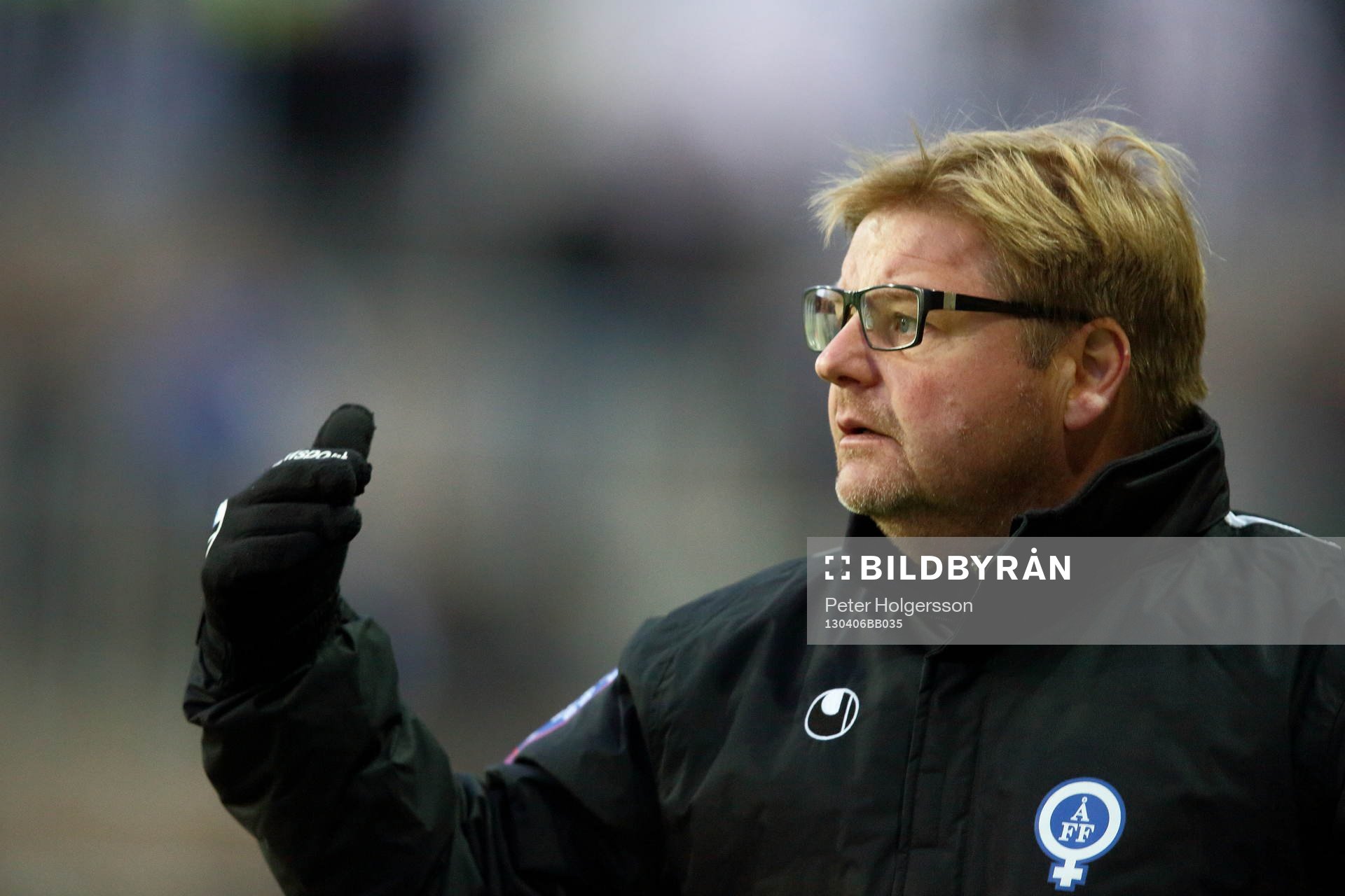 Fotboll, Allsvenskan, Åtvidabergs FF - Malmö FF: Åtvidaberg Tränare Peter Swärdh. 