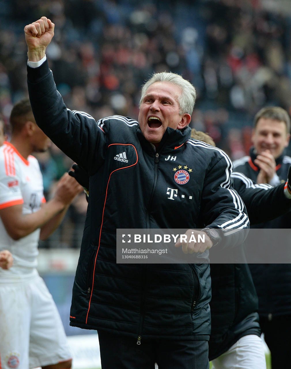  Jubel Trainer Jupp Heynckes (Bayern), Bayern Deutscher Meister 2012/2013