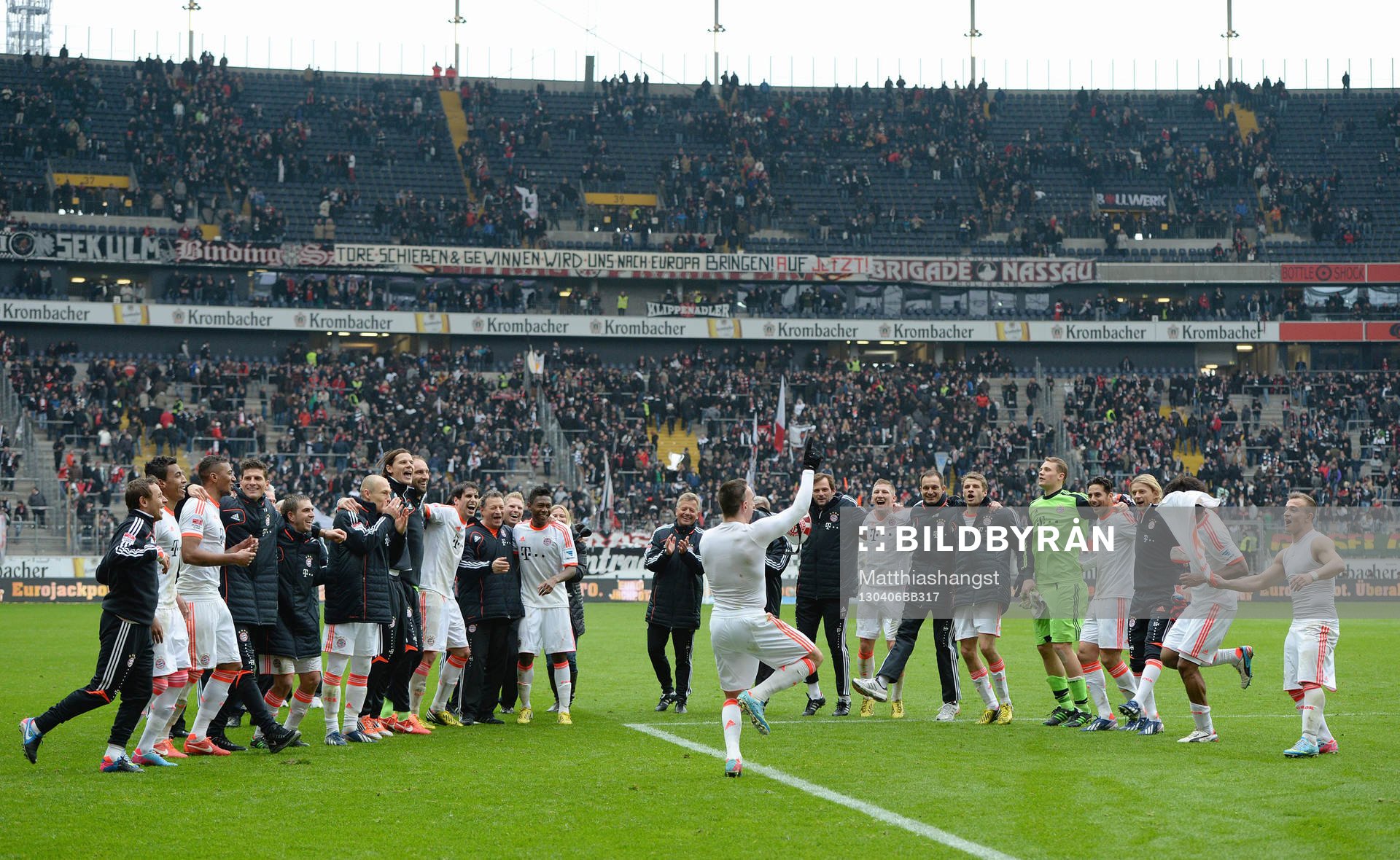 Fotboll, Bundesliga, Eintracht Frankfurt - FC Bayern