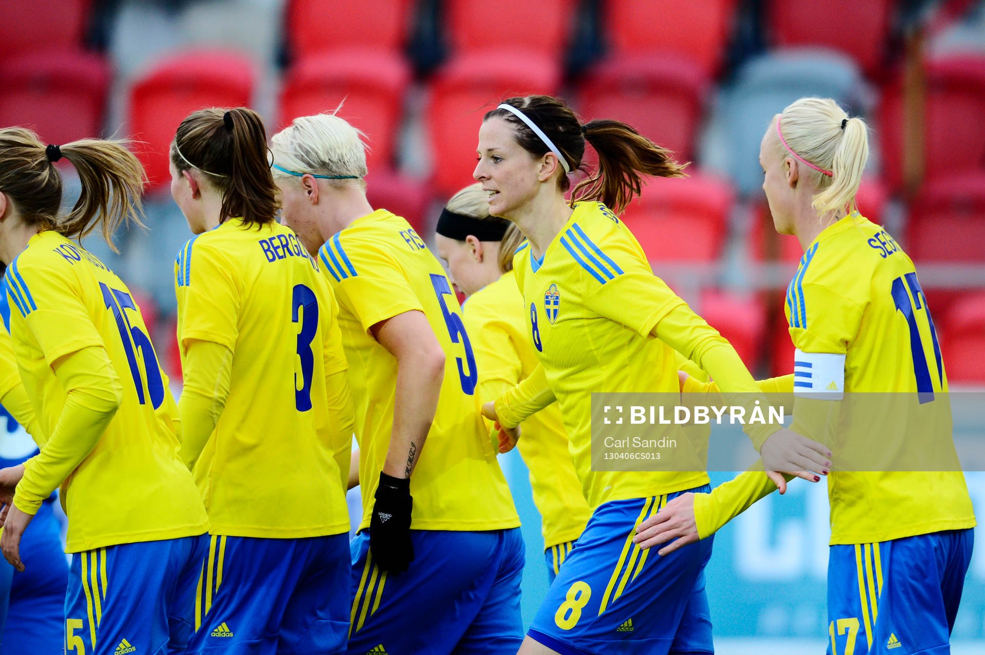 Lotta Schelin, Sverige gör 1-0