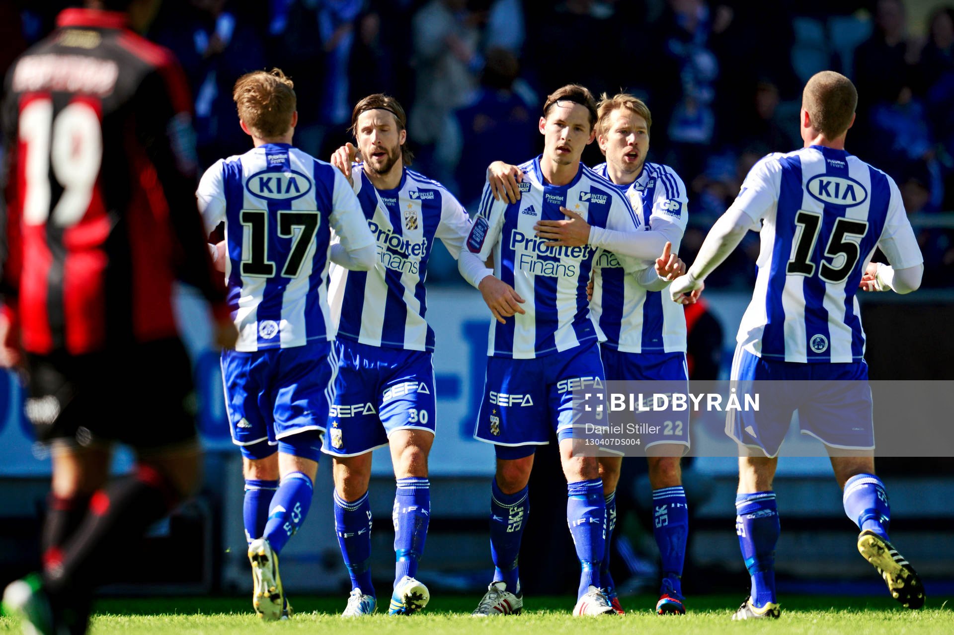 Fotboll, Allsvenskan, IFK Göteborg - Brommapojkarna: Philip Haglund, IFK Göteborg.gör 1-0. © Bildbyrån - 58145 - 
