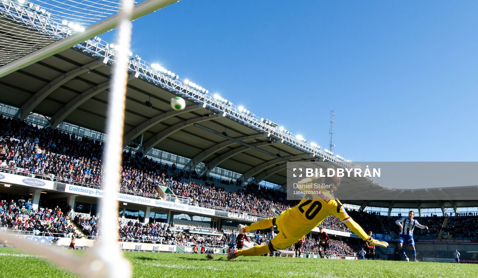 Tobias Hysén, IFK Göteborg, missar en straff. Niklas
