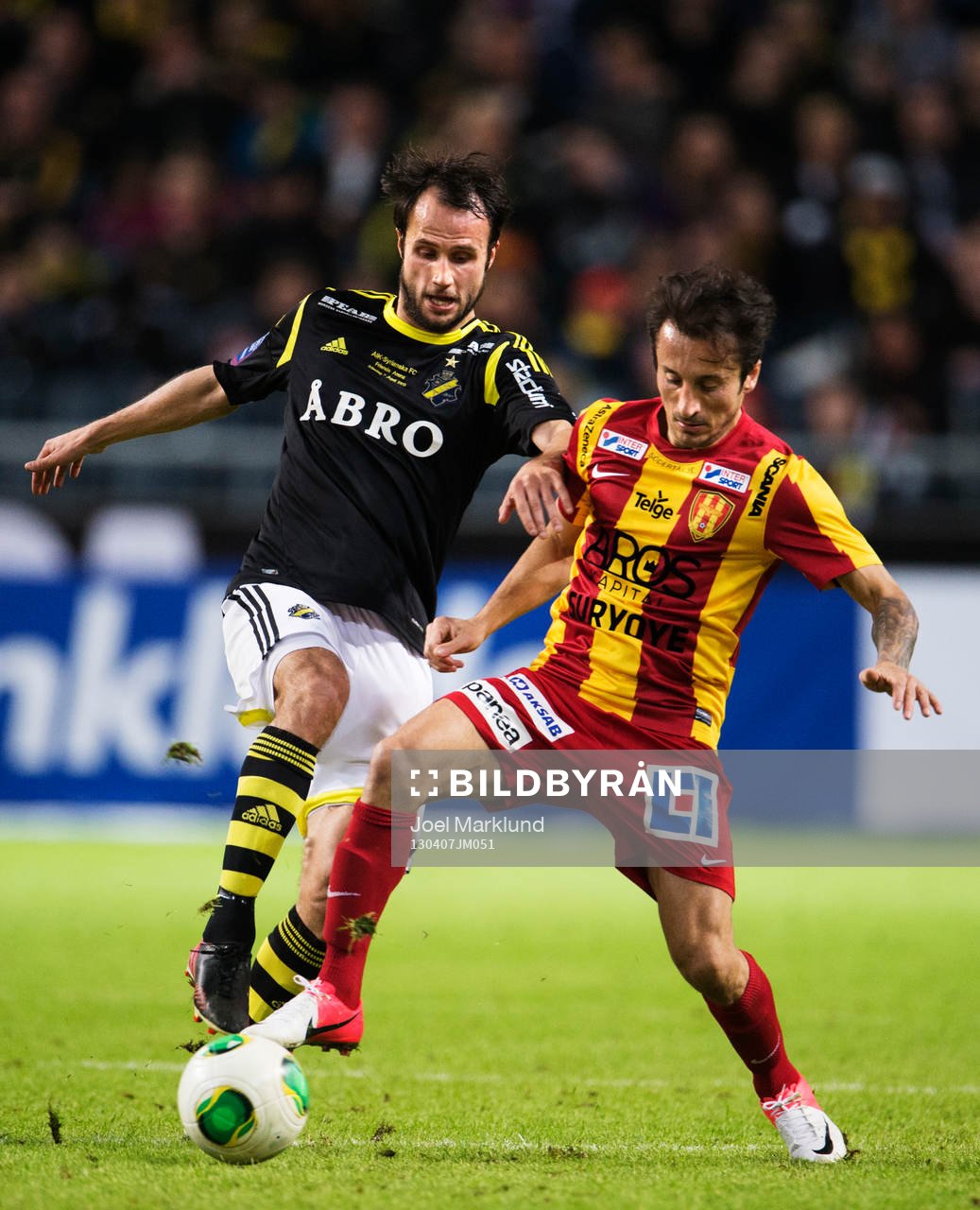 Helgi Danielsson, AIK, och Louay Chanko, Syrianska