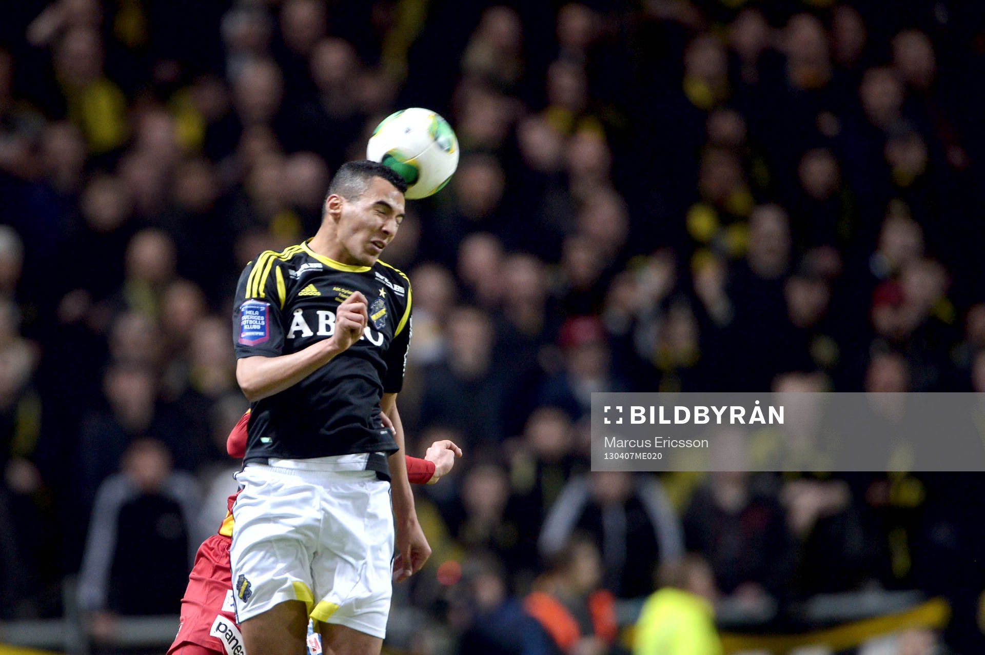 Nabil Bahoui, AIK högst i nickduellen