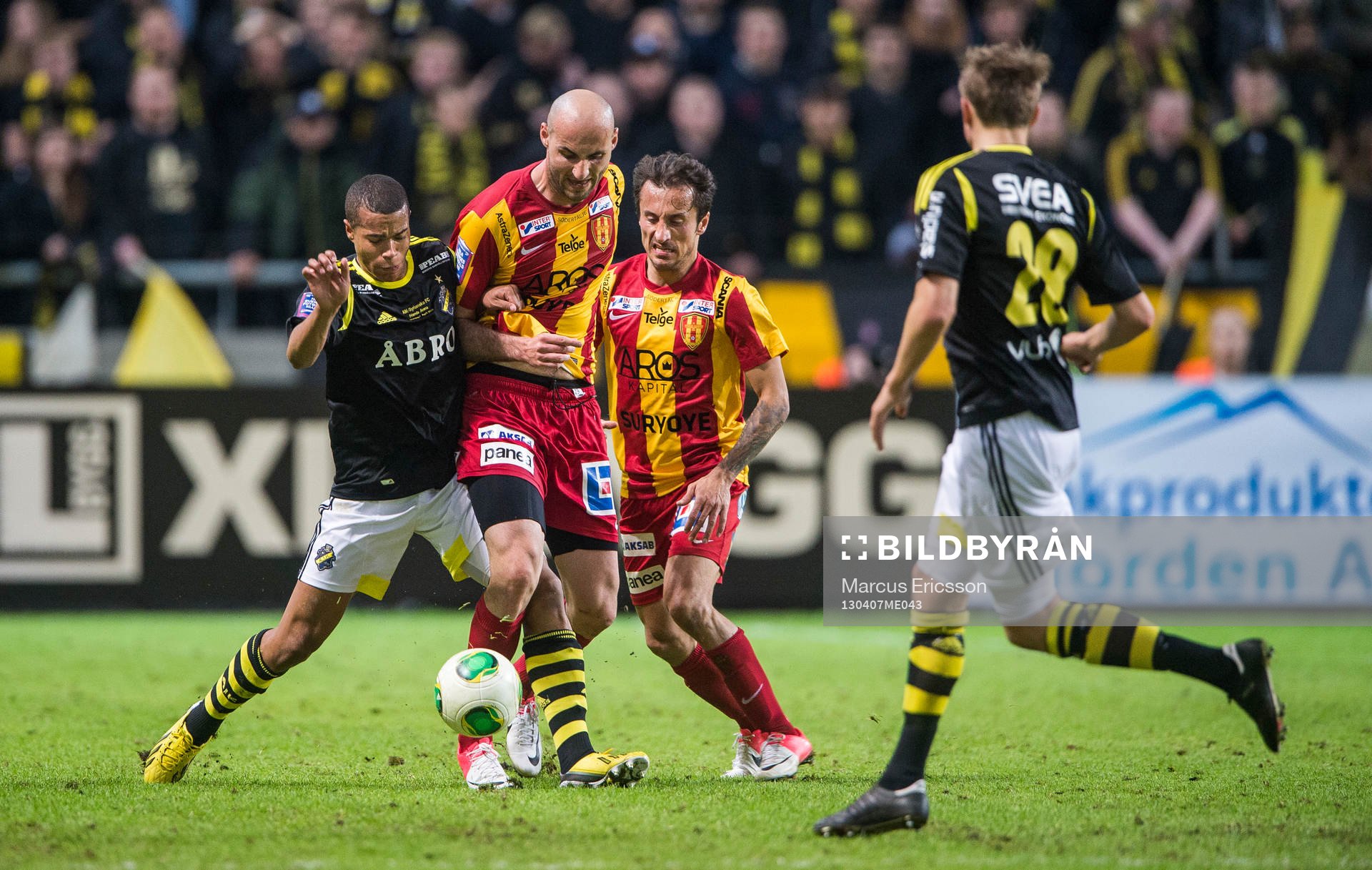 Robin Quaison, AIK och Dinko Felic, Louay Chanko, Syrianska
