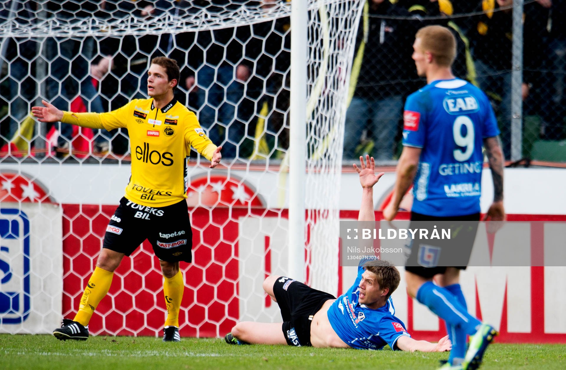 Joackim Jörgensen, Elfsborg, river ner Mikael Boman,