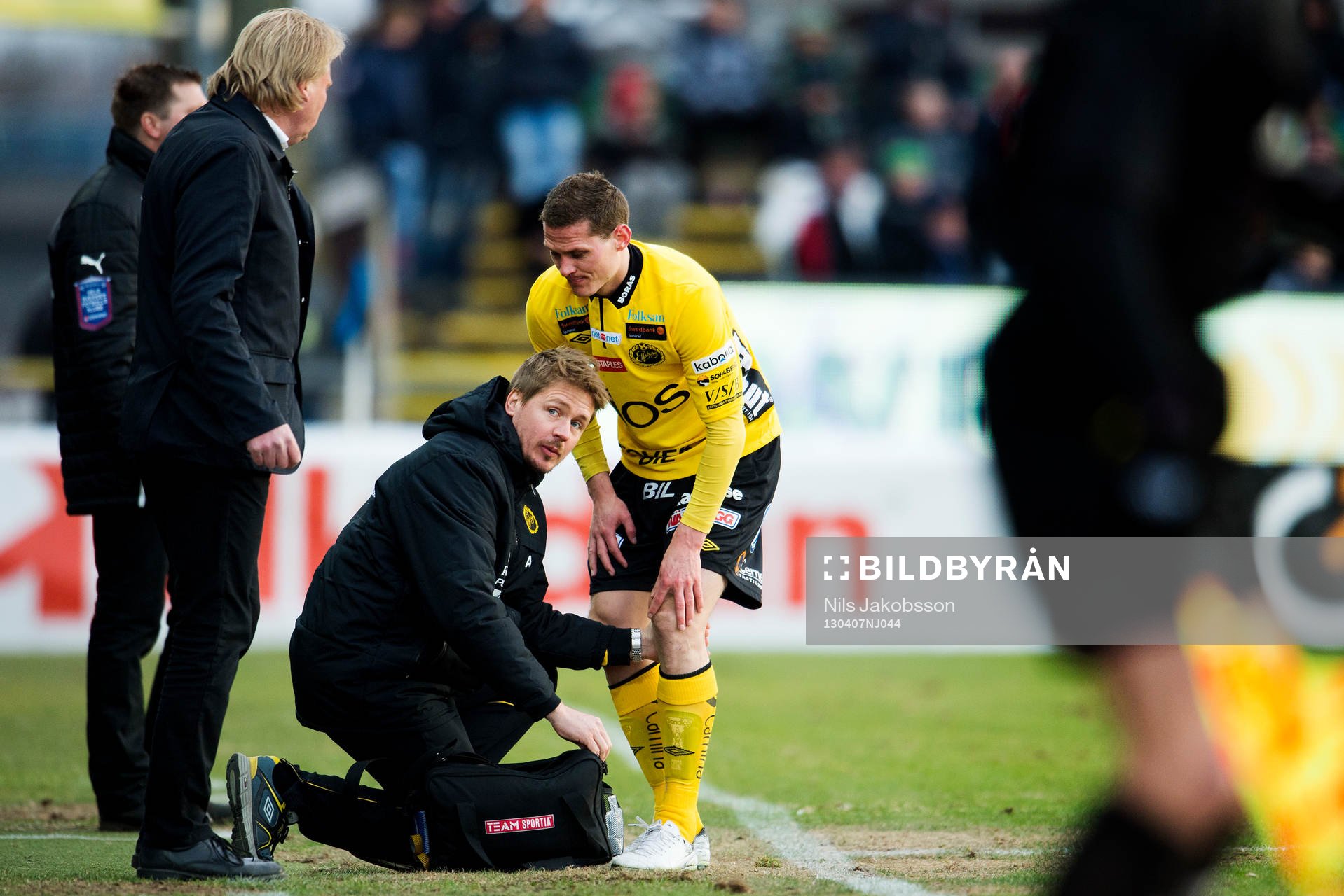 Jon Jönsson, Elfsborg, går ut skadad