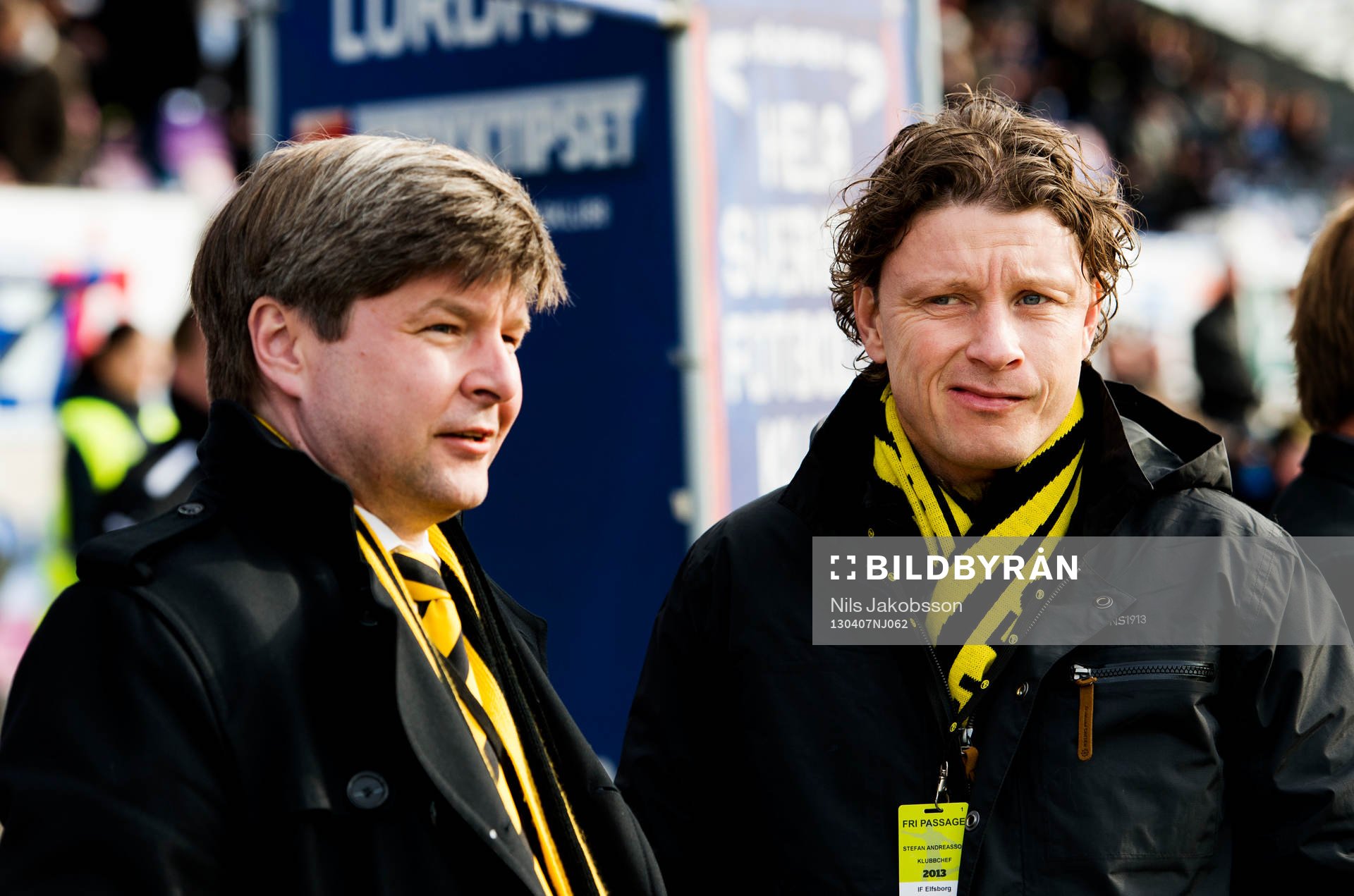 Bo Johansson, VD, Stefan Andreasson, sportchef Elfsborg