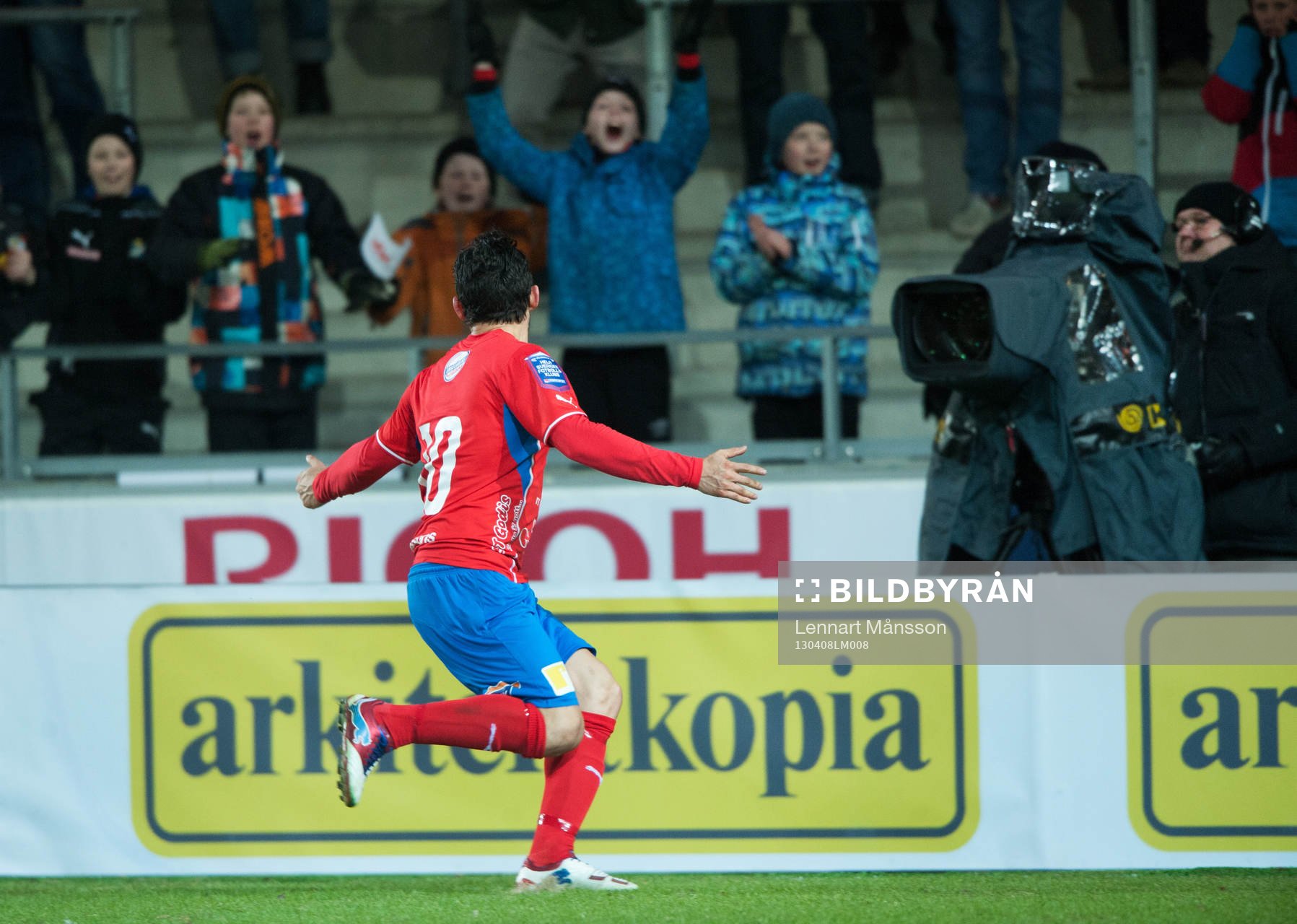 Fotboll, allsvenskan, Öster - Helsingborg: 1-1 Pablo Pinones Arce, Öster