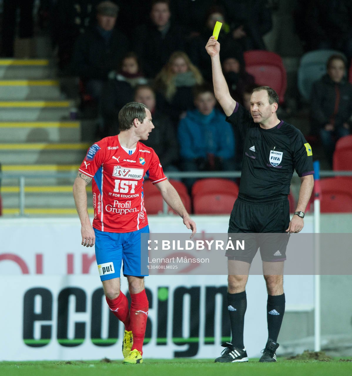 Varning, Johan Persson, Öster, Jonas Eriksson, domare