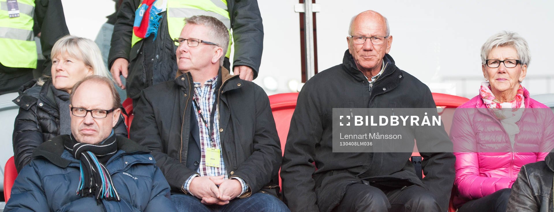 Läktare, Andreas Ravelli, Tommy Svensson med fru Ann-Catrin