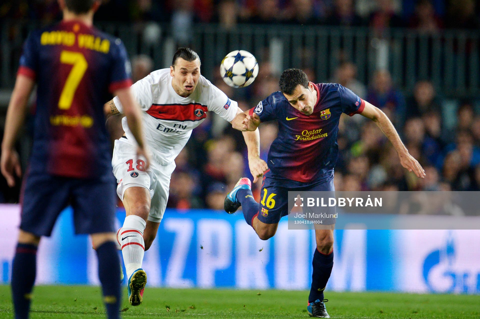 Fotboll, Champions League, kvartsfinal, Barcelona - Paris