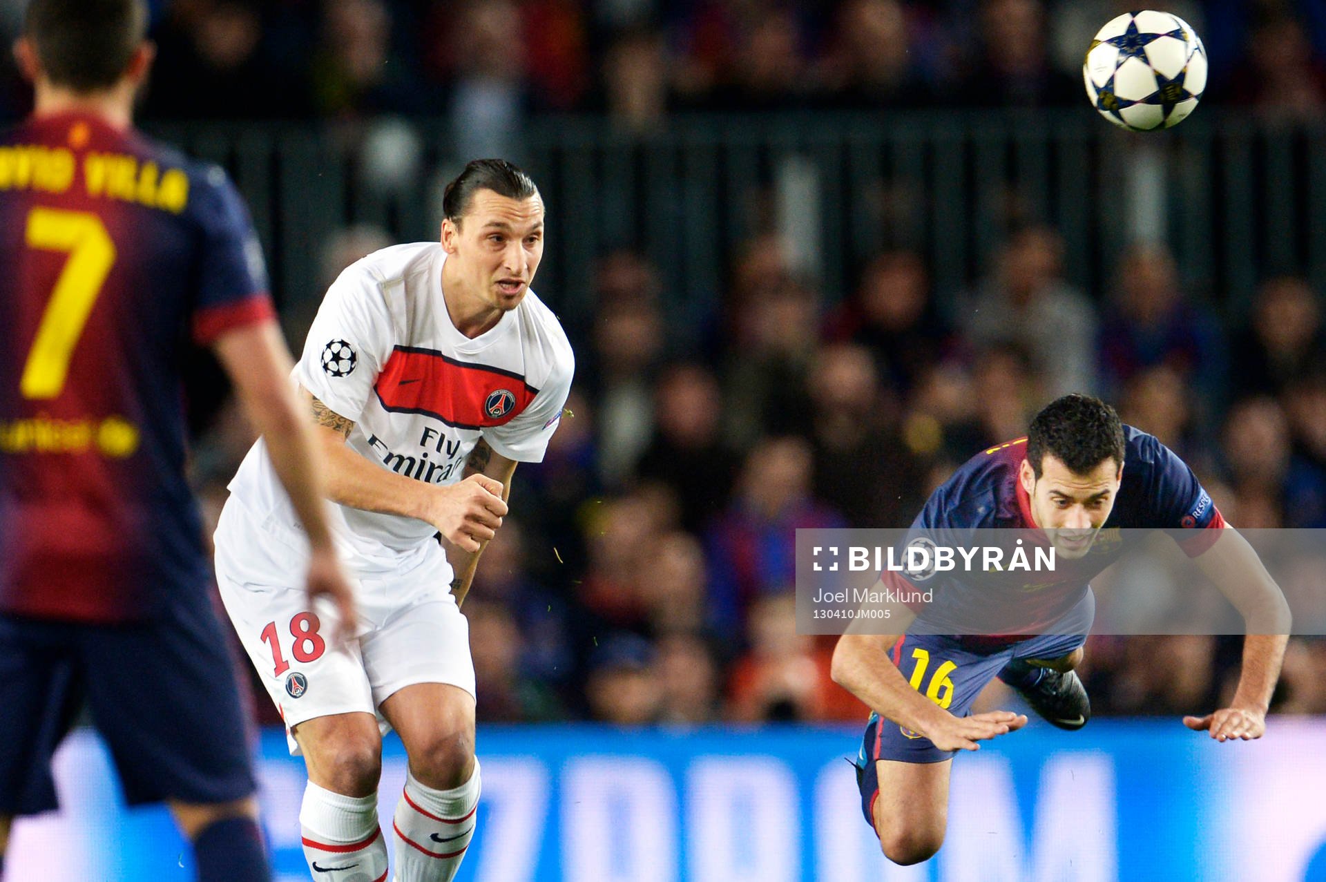 Fotboll, Champions League, kvartsfinal, Barcelona - Paris
