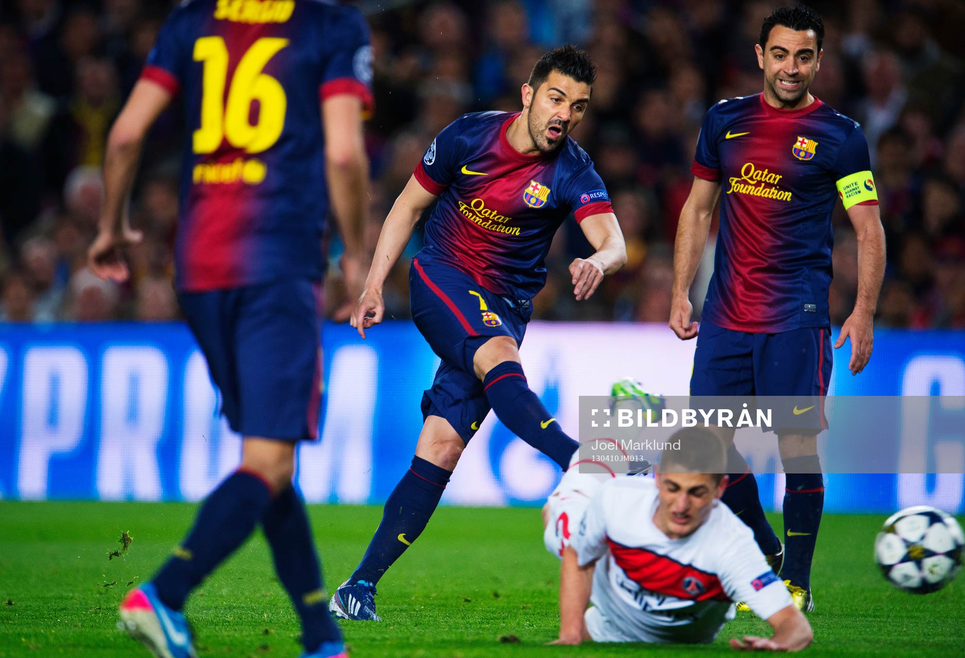 Fotboll, Champions League, kvartsfinal, Barcelona - Paris