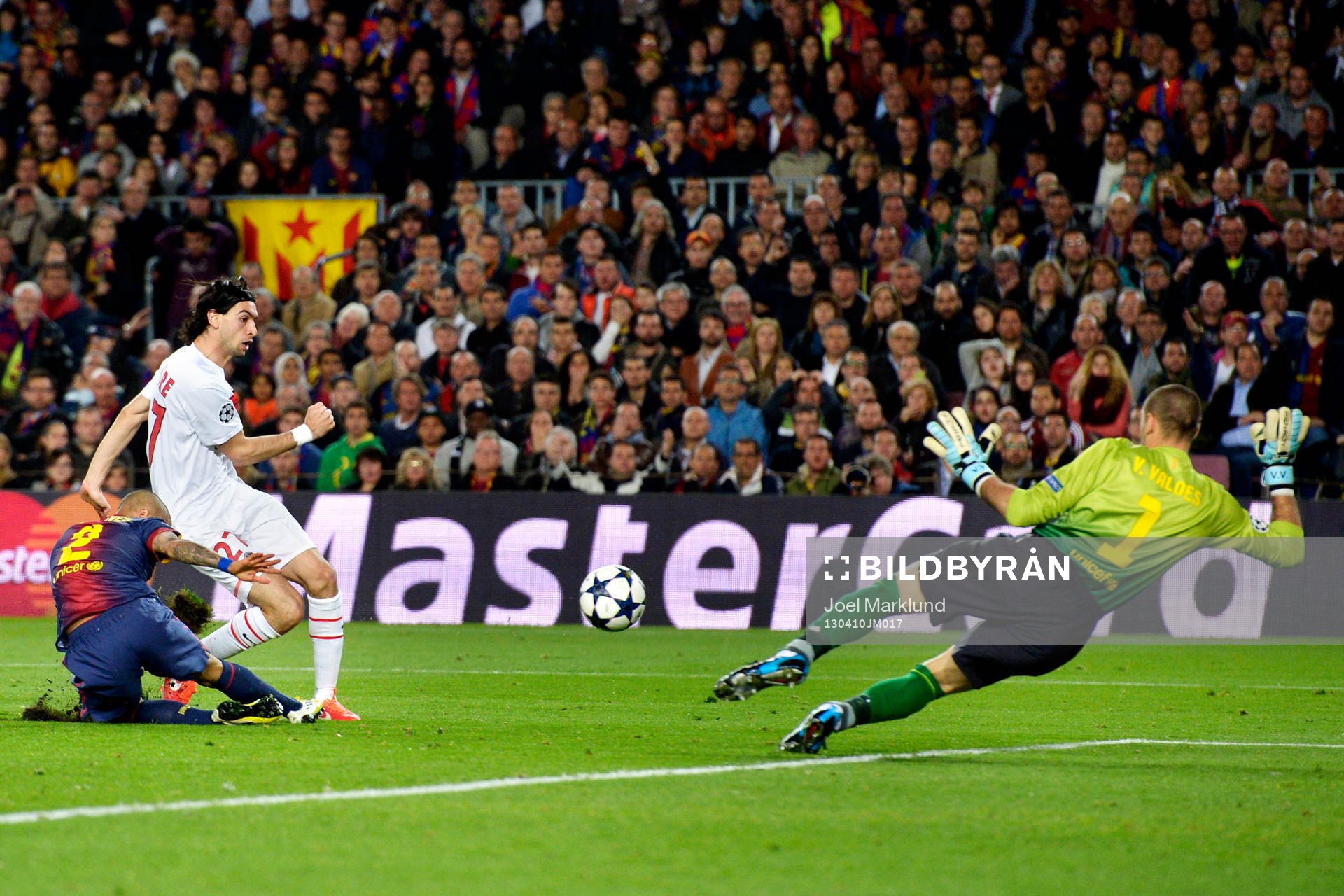 Fotboll, Champions League, kvartsfinal, Barcelona - Paris