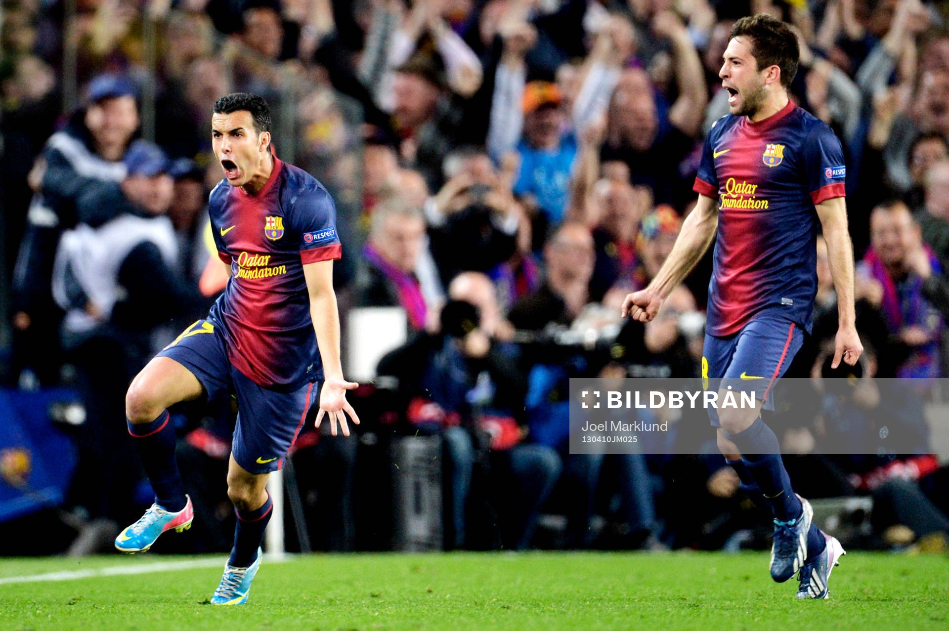 Fotboll, Champions League, kvartsfinal, Barcelona - Paris