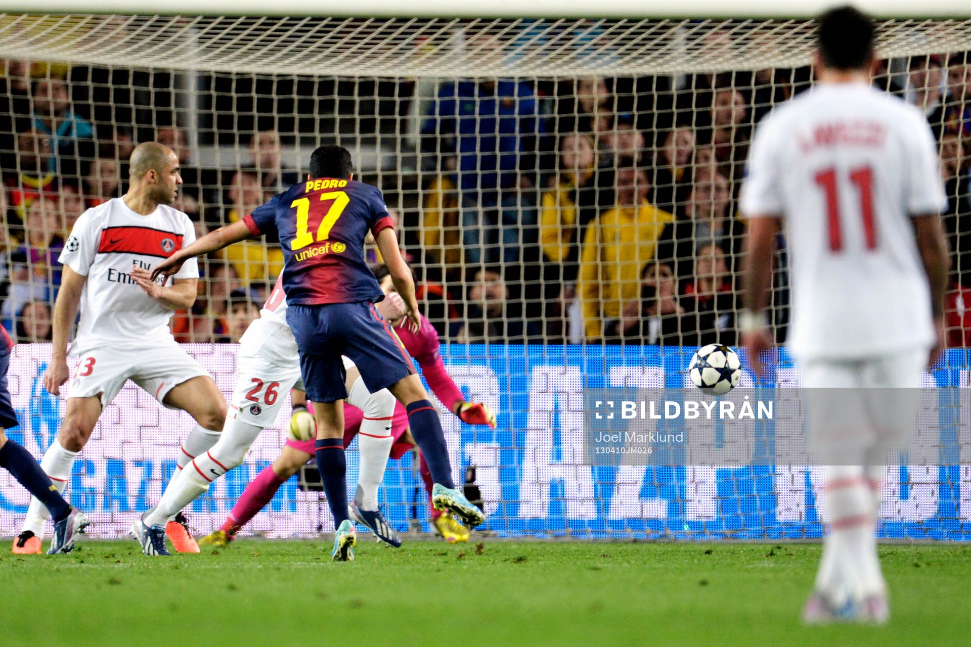 Fotboll, Champions League, kvartsfinal, Barcelona - Paris