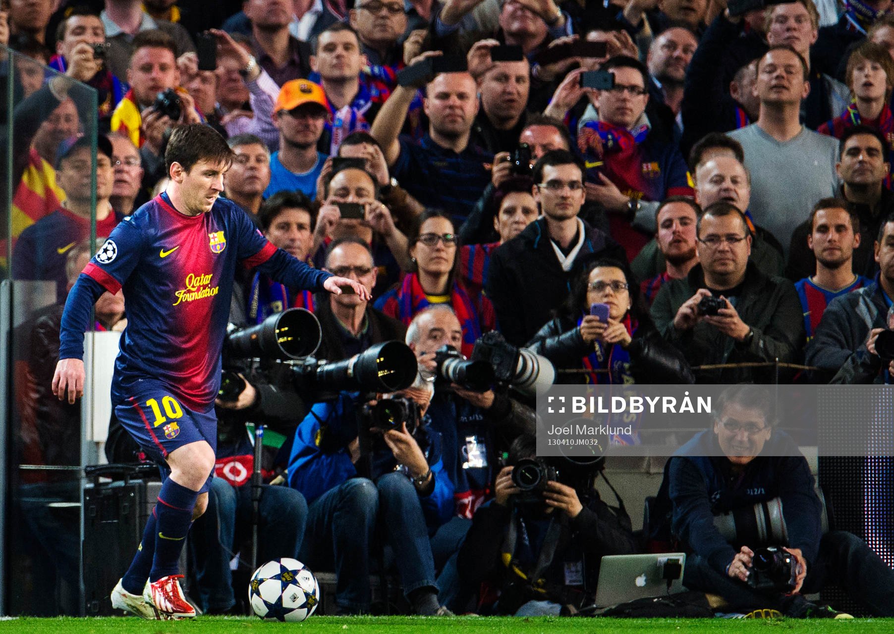 Fotboll, Champions League, kvartsfinal, Barcelona - Paris