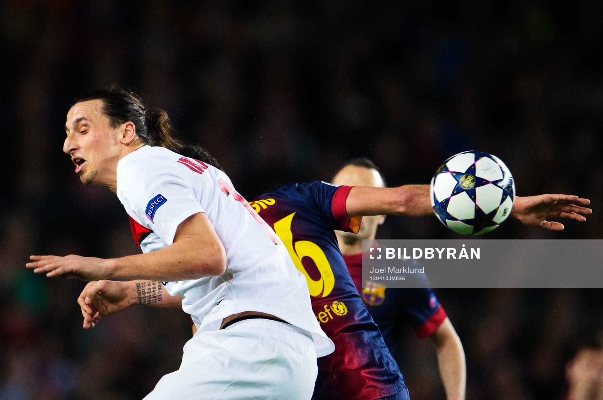 Fotboll, Champions League, kvartsfinal, Barcelona - Paris