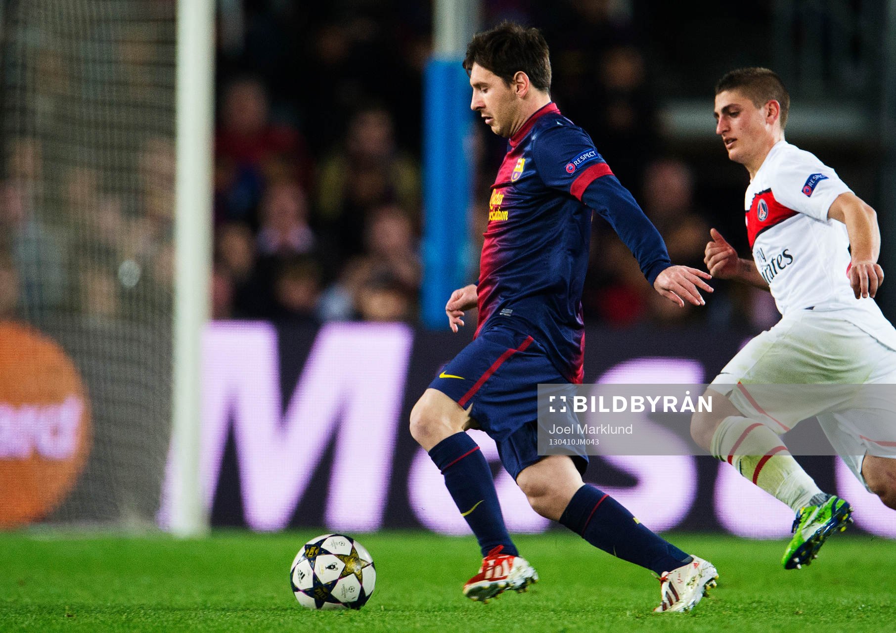 Fotboll, Champions League, kvartsfinal, Barcelona - Paris