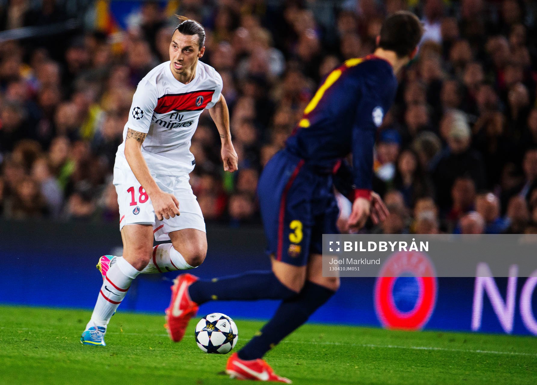 Fotboll, Champions League, kvartsfinal, Barcelona - Paris