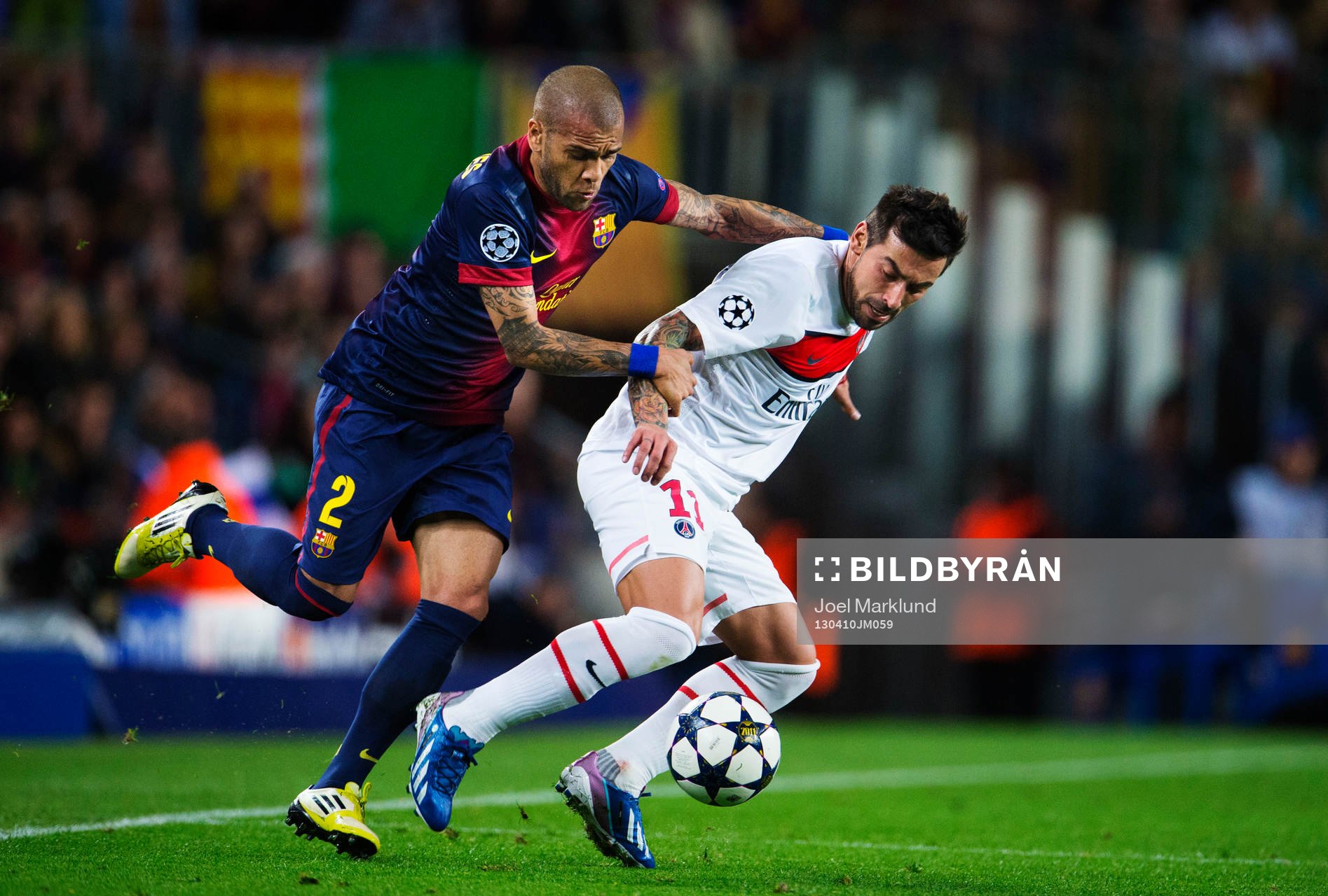 Fotboll, Champions League, kvartsfinal, Barcelona - Paris