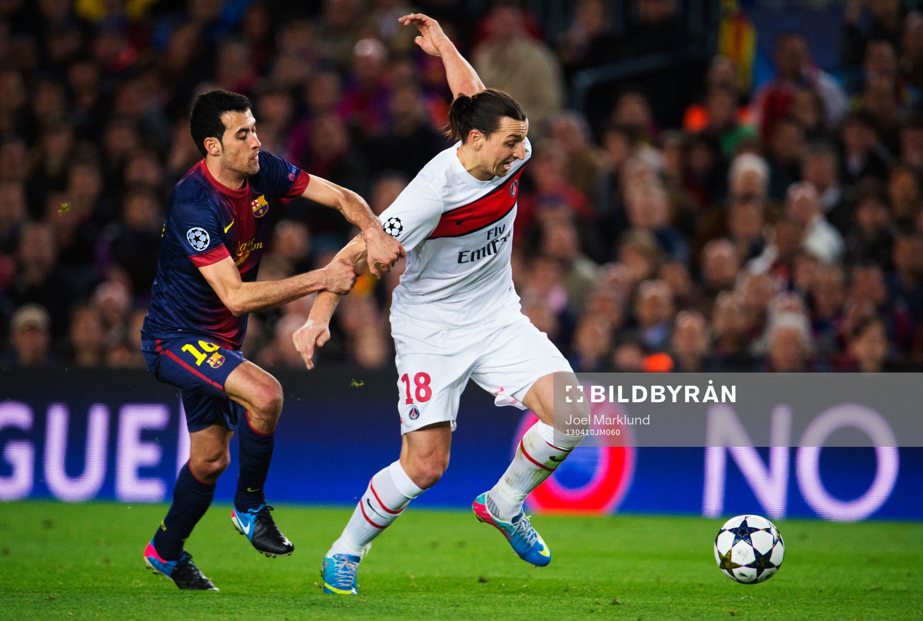 Fotboll, Champions League, kvartsfinal, Barcelona - Paris