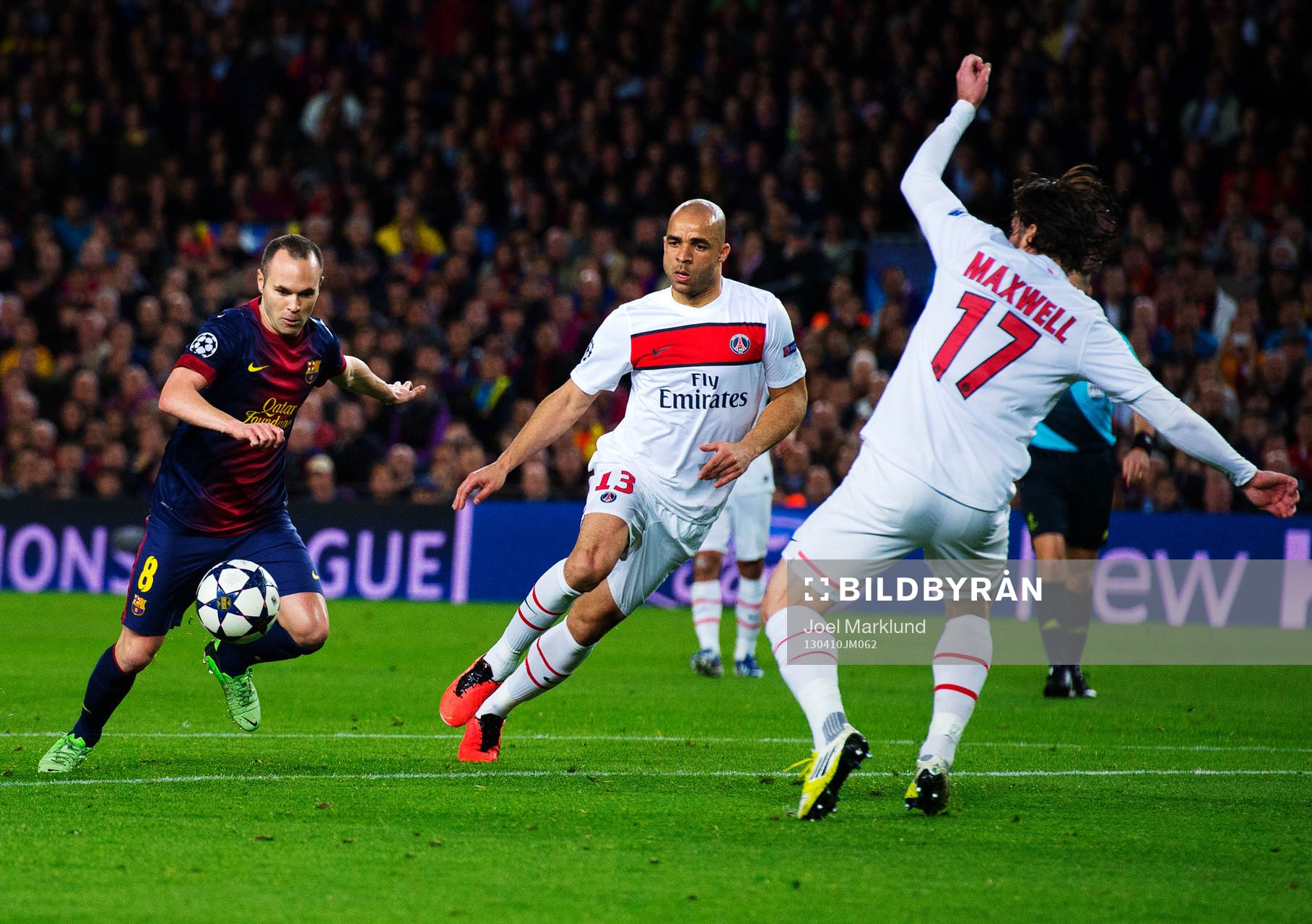 Fotboll, Champions League, kvartsfinal, Barcelona - Paris