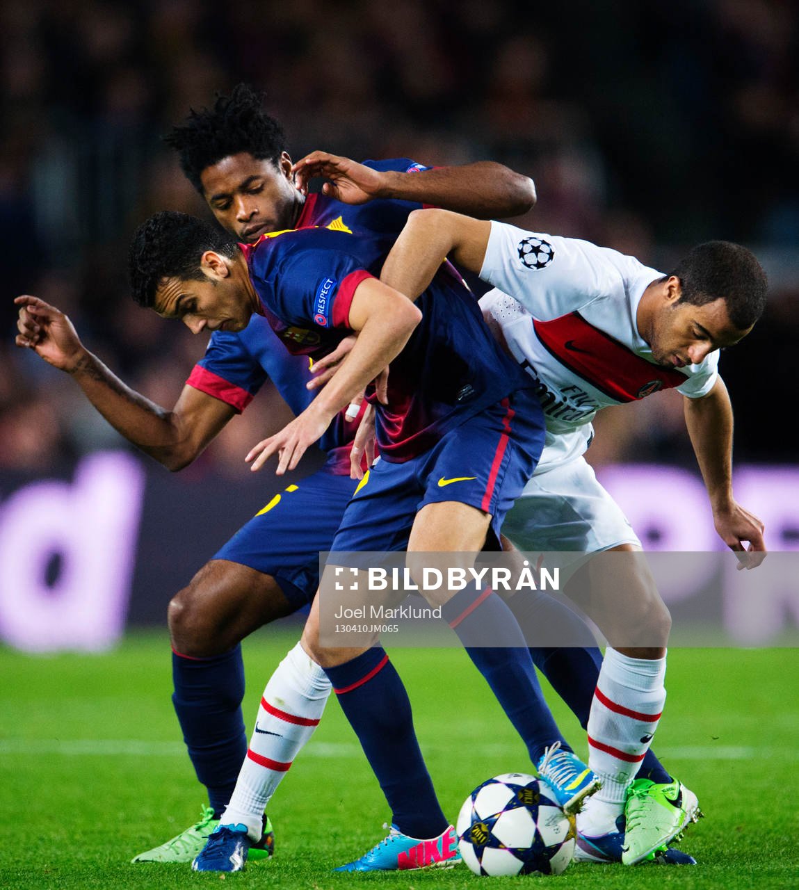 Fotboll, Champions League, kvartsfinal, Barcelona - Paris