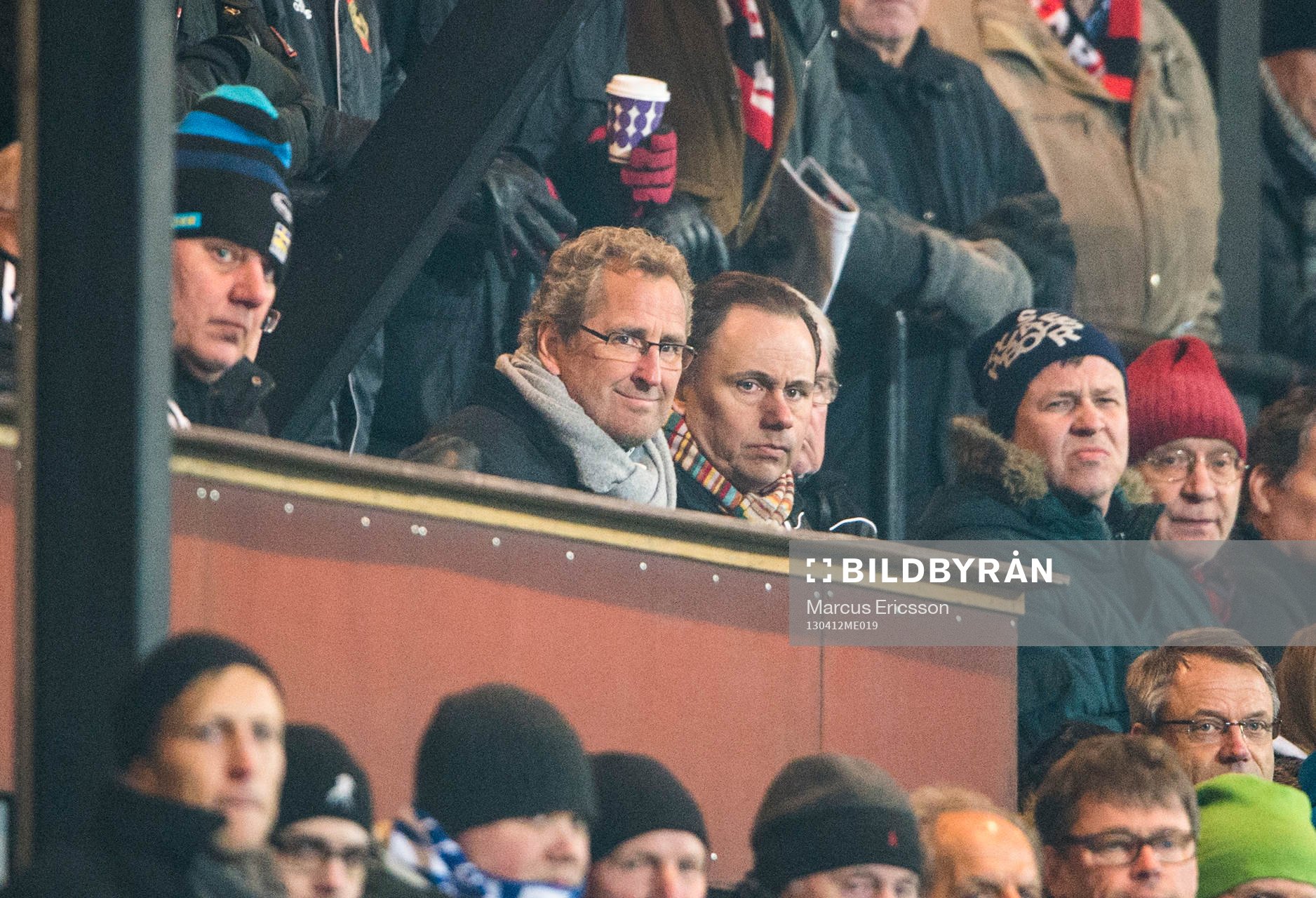 Sveriges förbundskapten Erik Hamrén befann sig på