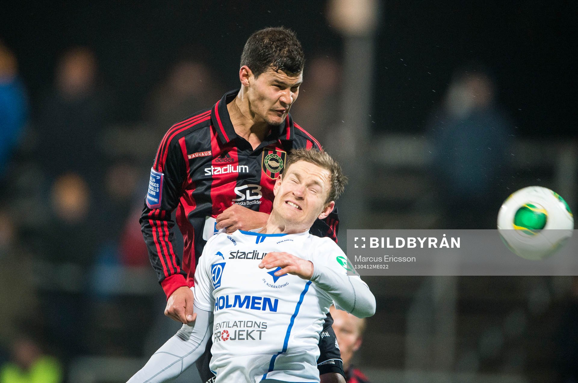 Mauricio Albornoz, BP och Marcus Falk Olander, Norrköping