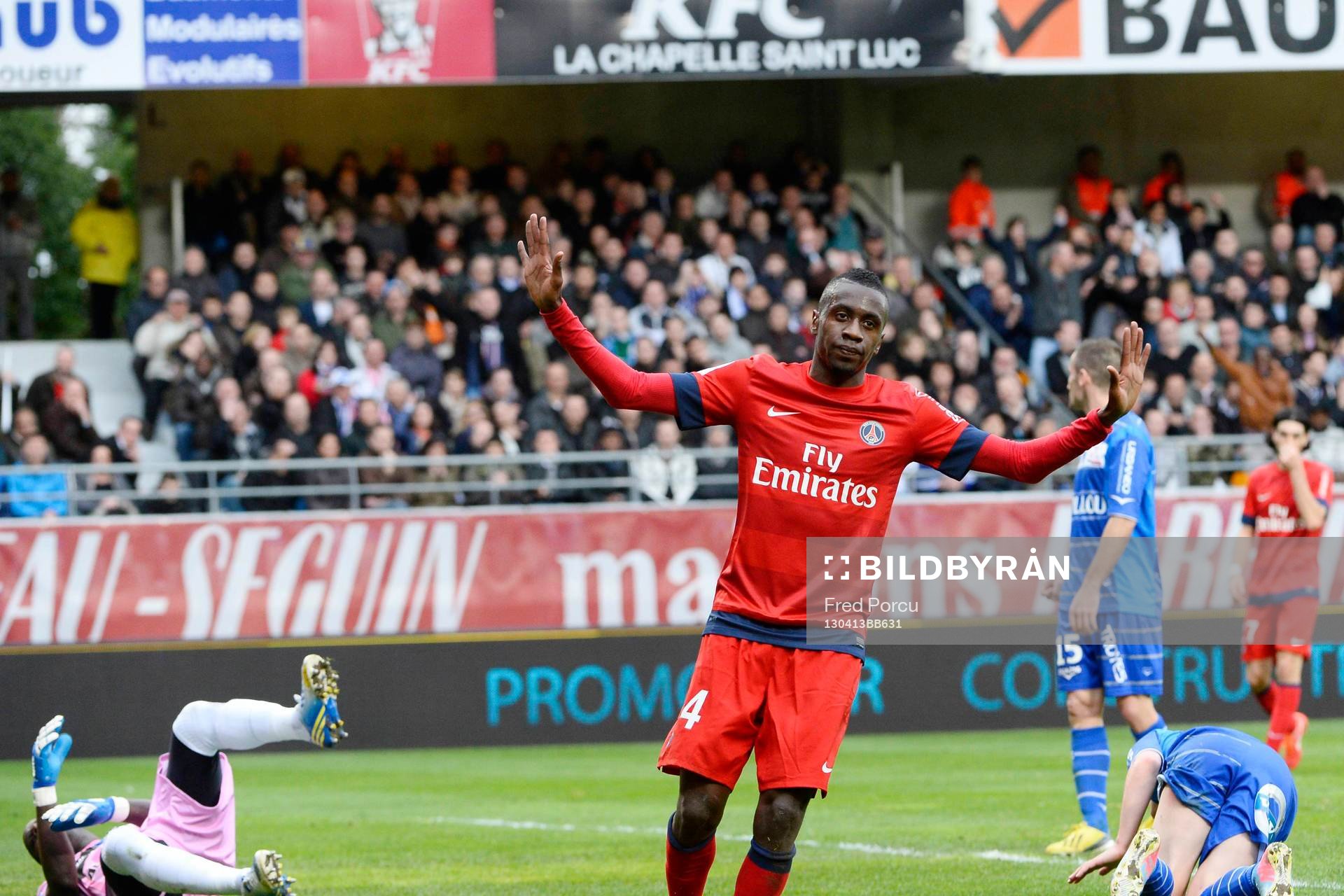Blaise MATUIDI  - 13.04.2013 - Troyes / Paris Saint Germain