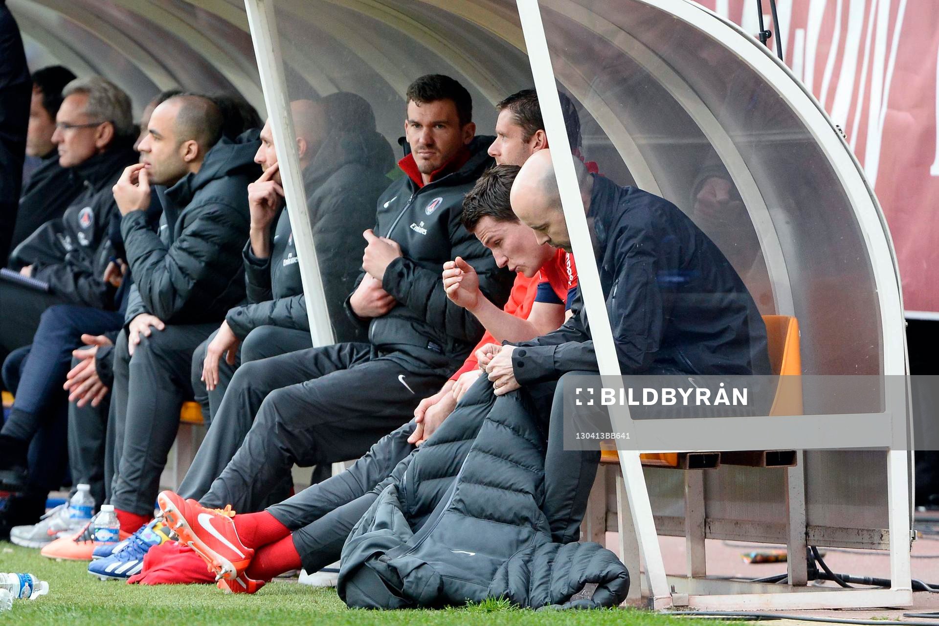 Sortie de Kevin GAMEIRO - 13.04.2013 - Troyes / Paris Saint