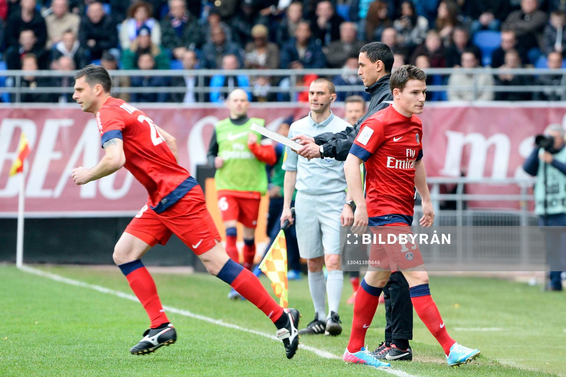 Thiago MOTTA / Kevin GAMEIRO - 13.04.2013 - Troyes / Paris