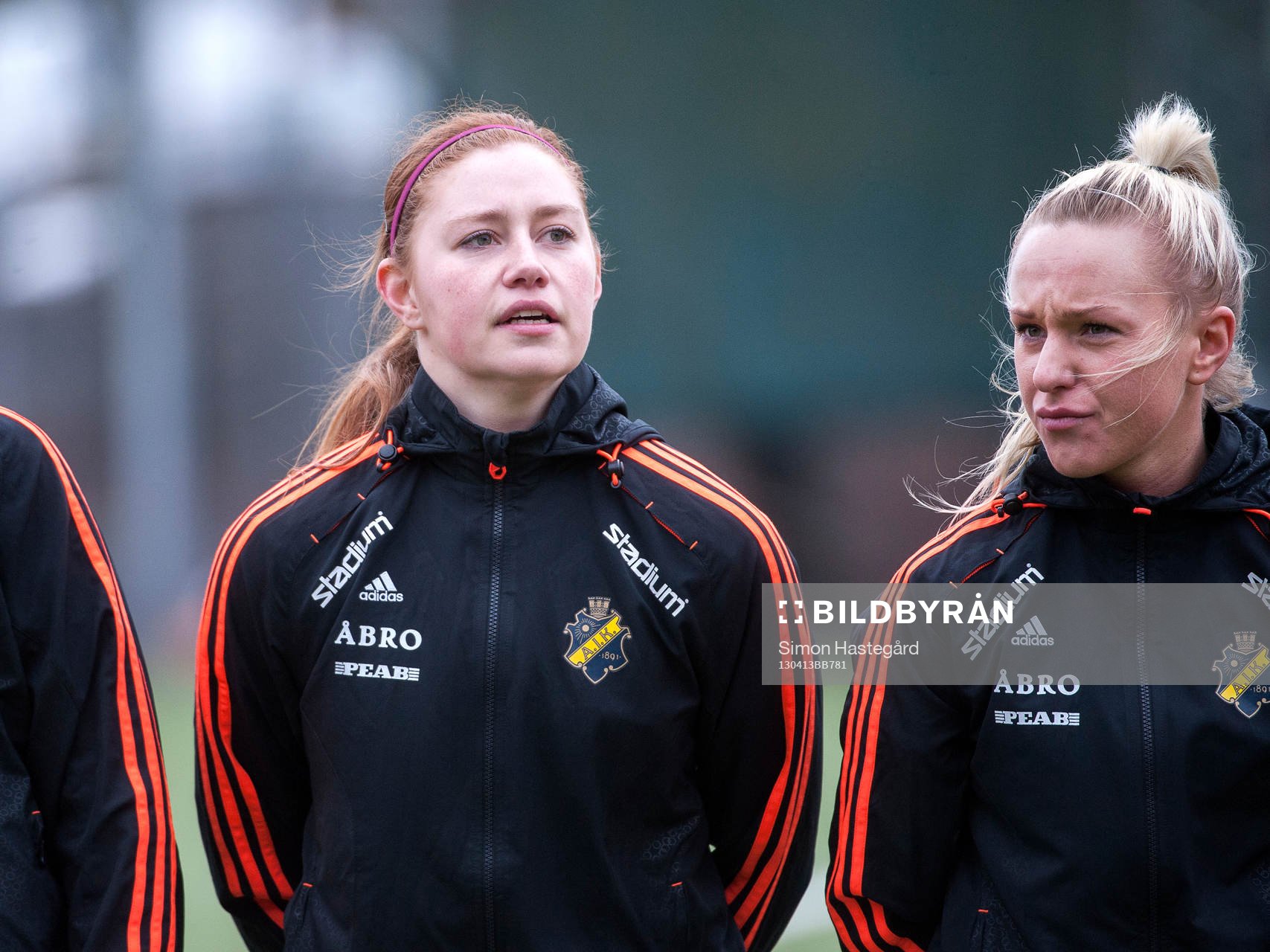 Stephanie Wroblewski och Sarah Fredriksson, AIK