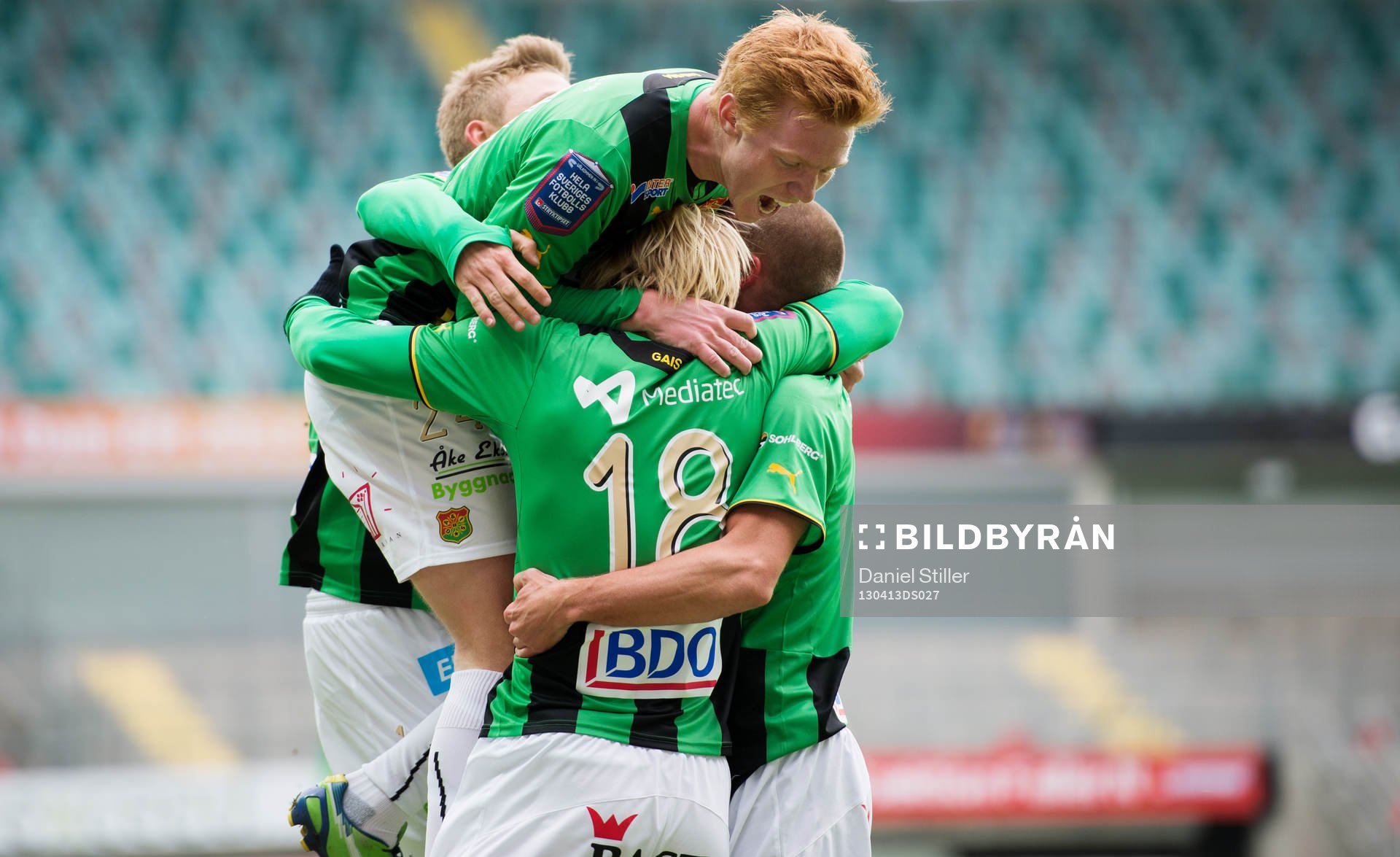 Gais och Hampus Andersson jublar