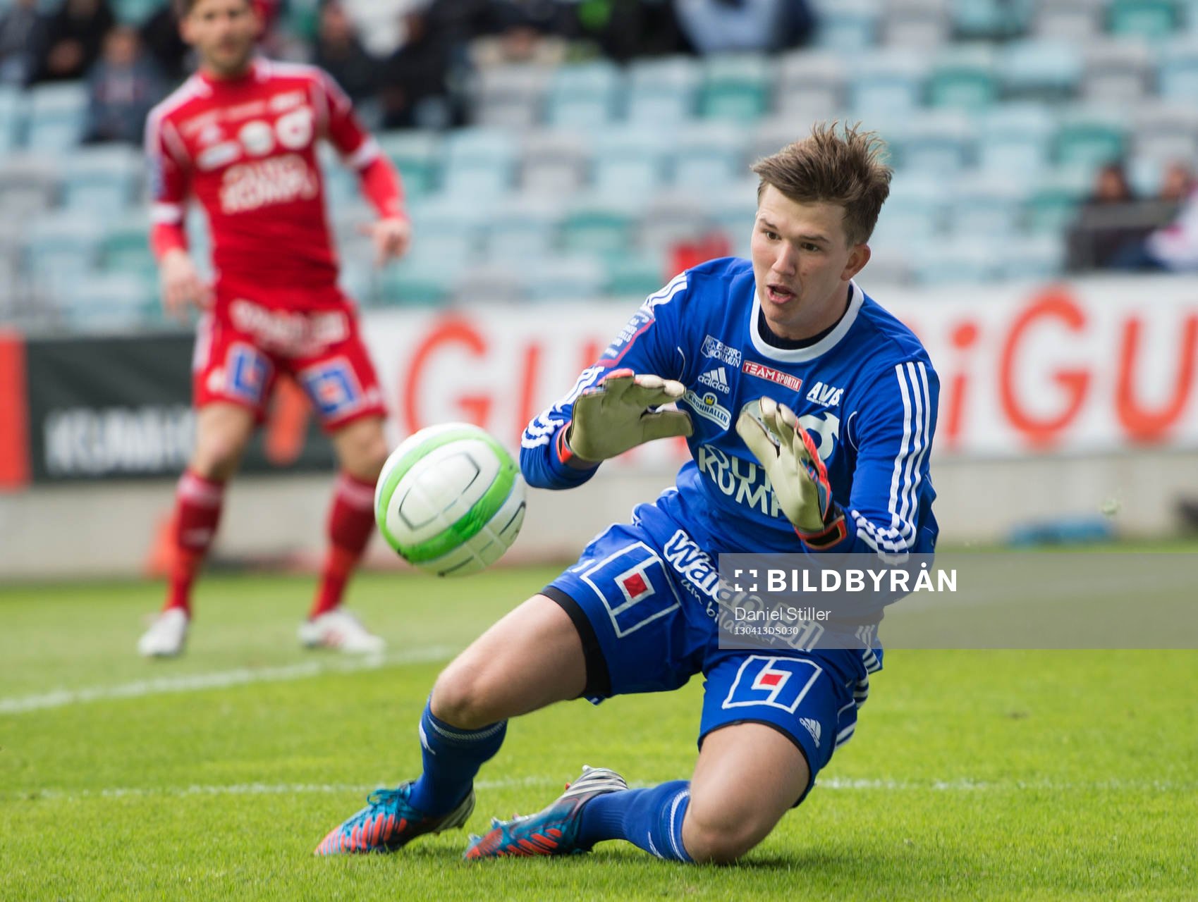 Degerfors målvakt August Strömberg