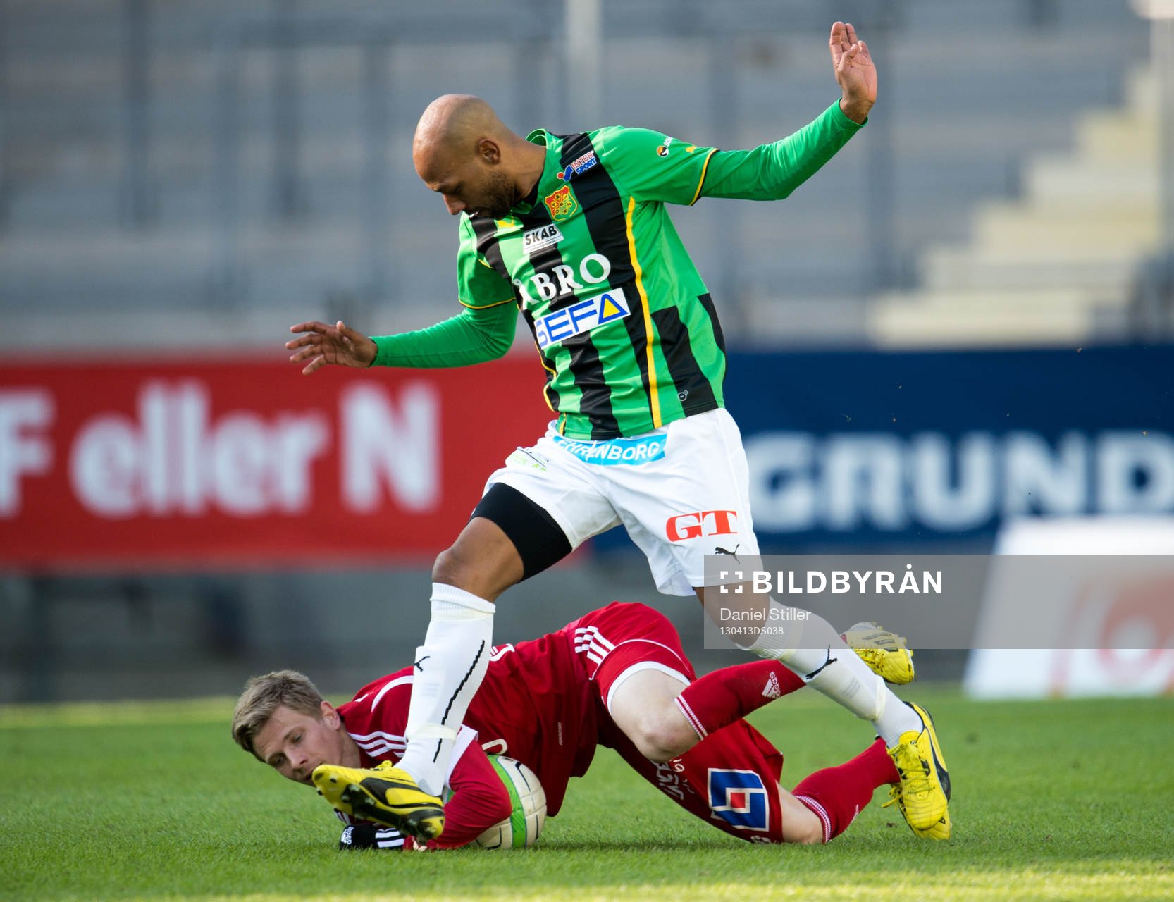 Johan Bertilsson, Degerfors, Jeffrey Aubynn, Gais