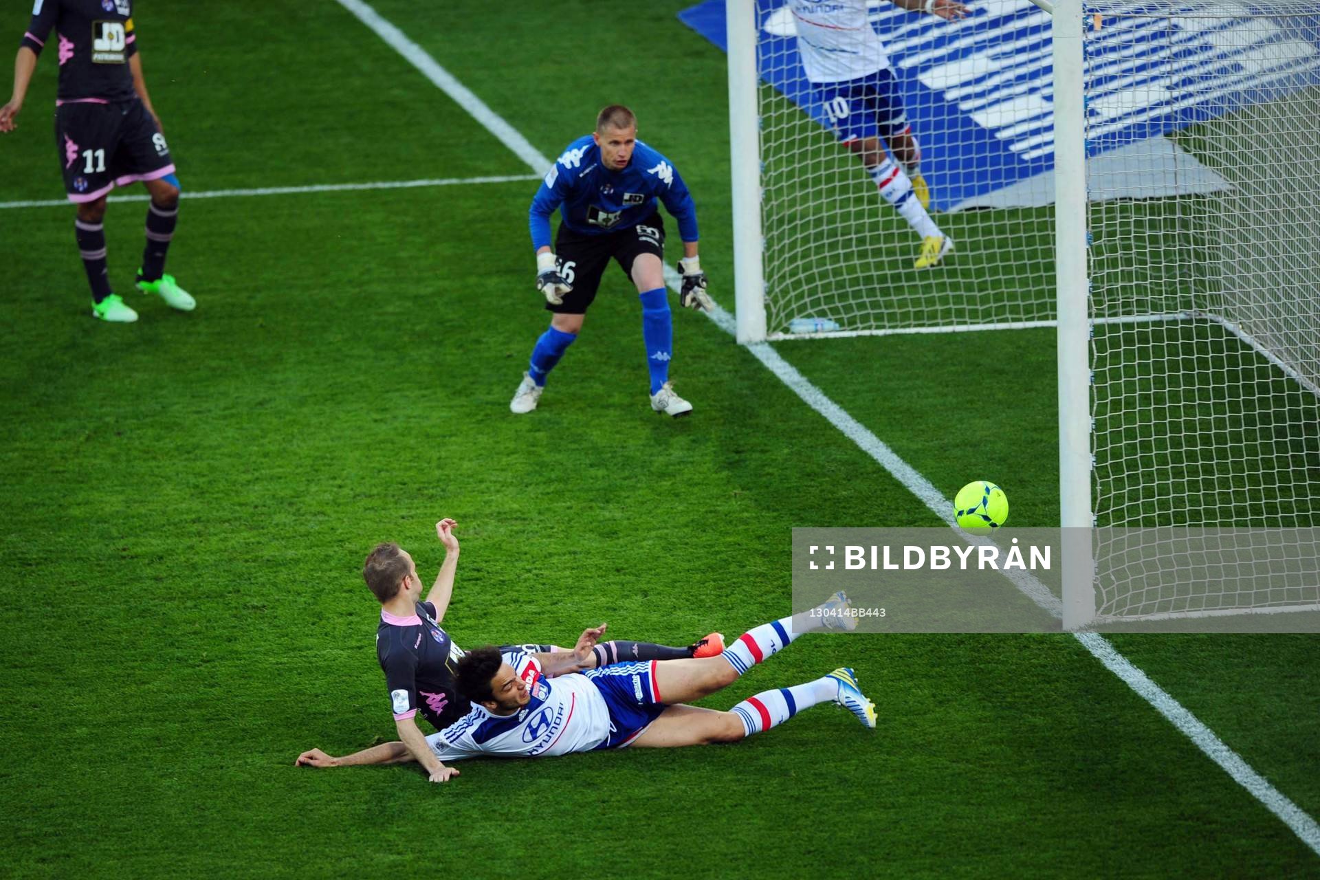 But de  Clement GRENIER  - 14.04.2013 - Lyon / Toulouse  -