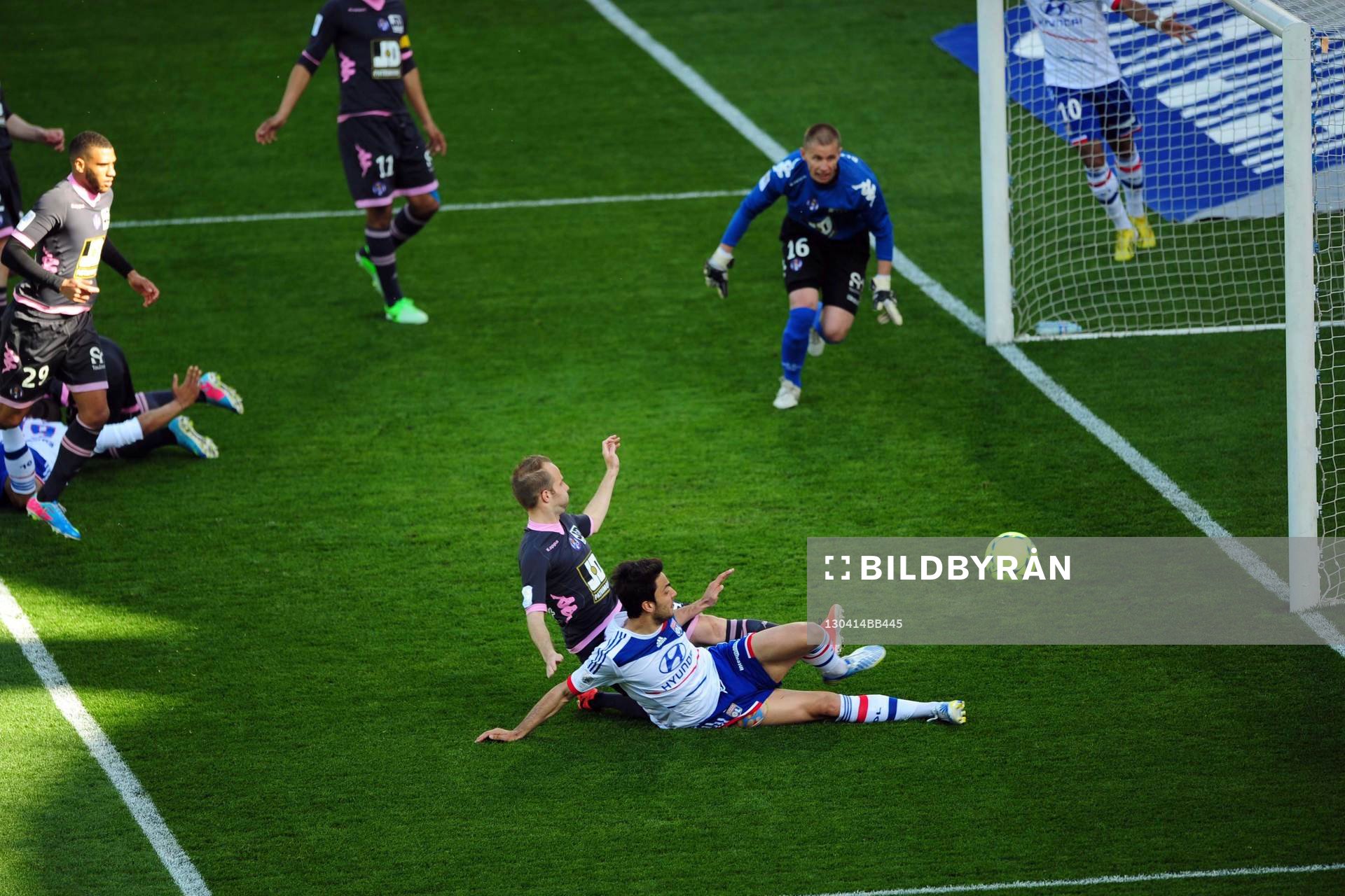 But de  Clement GRENIER  - 14.04.2013 - Lyon / Toulouse  -