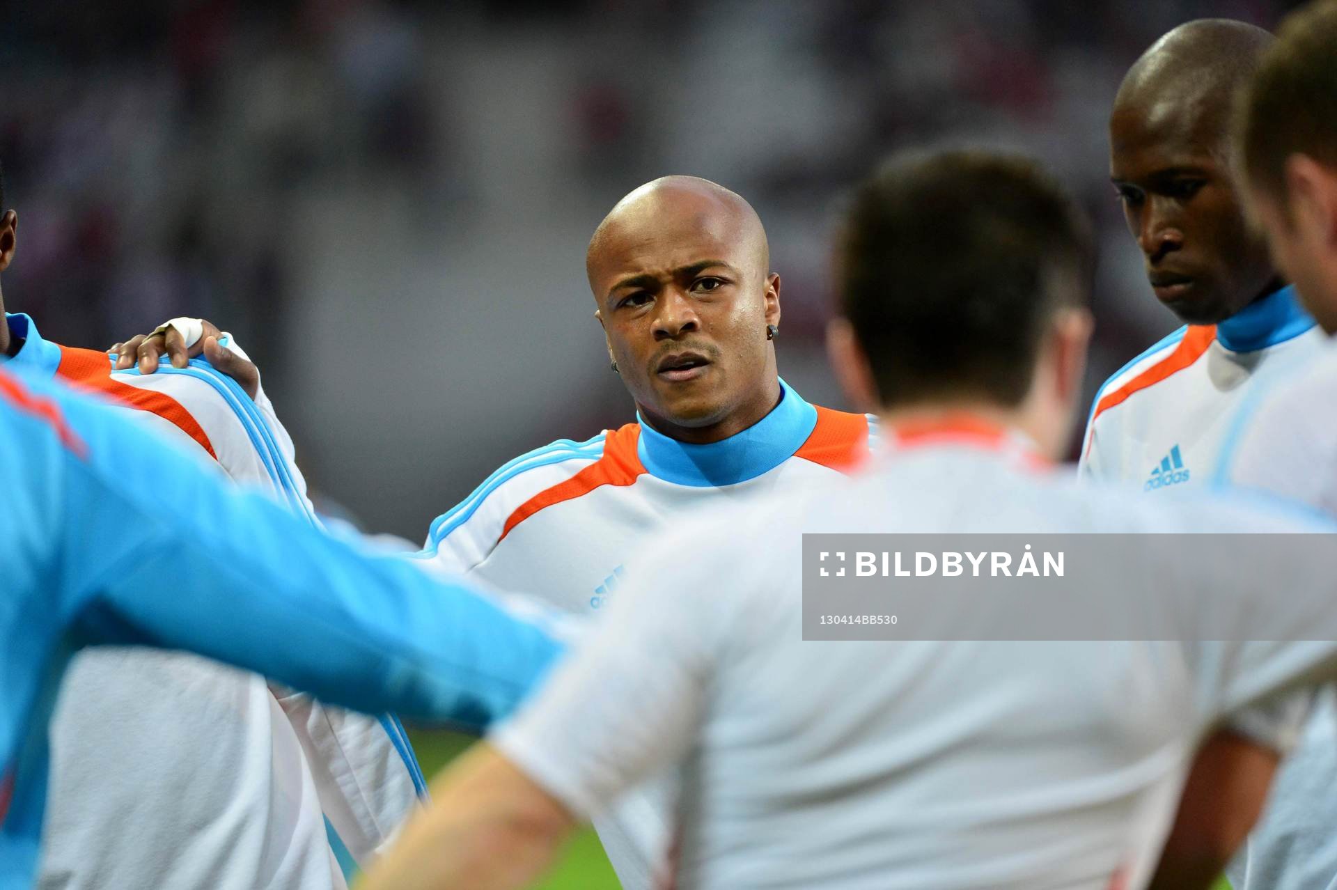  Fotboll, Franska ligan, Lille - Marseille: Andre AYEW - 14.04.2013 - Lille / Marseille  - 32eme journee de Ligue 1