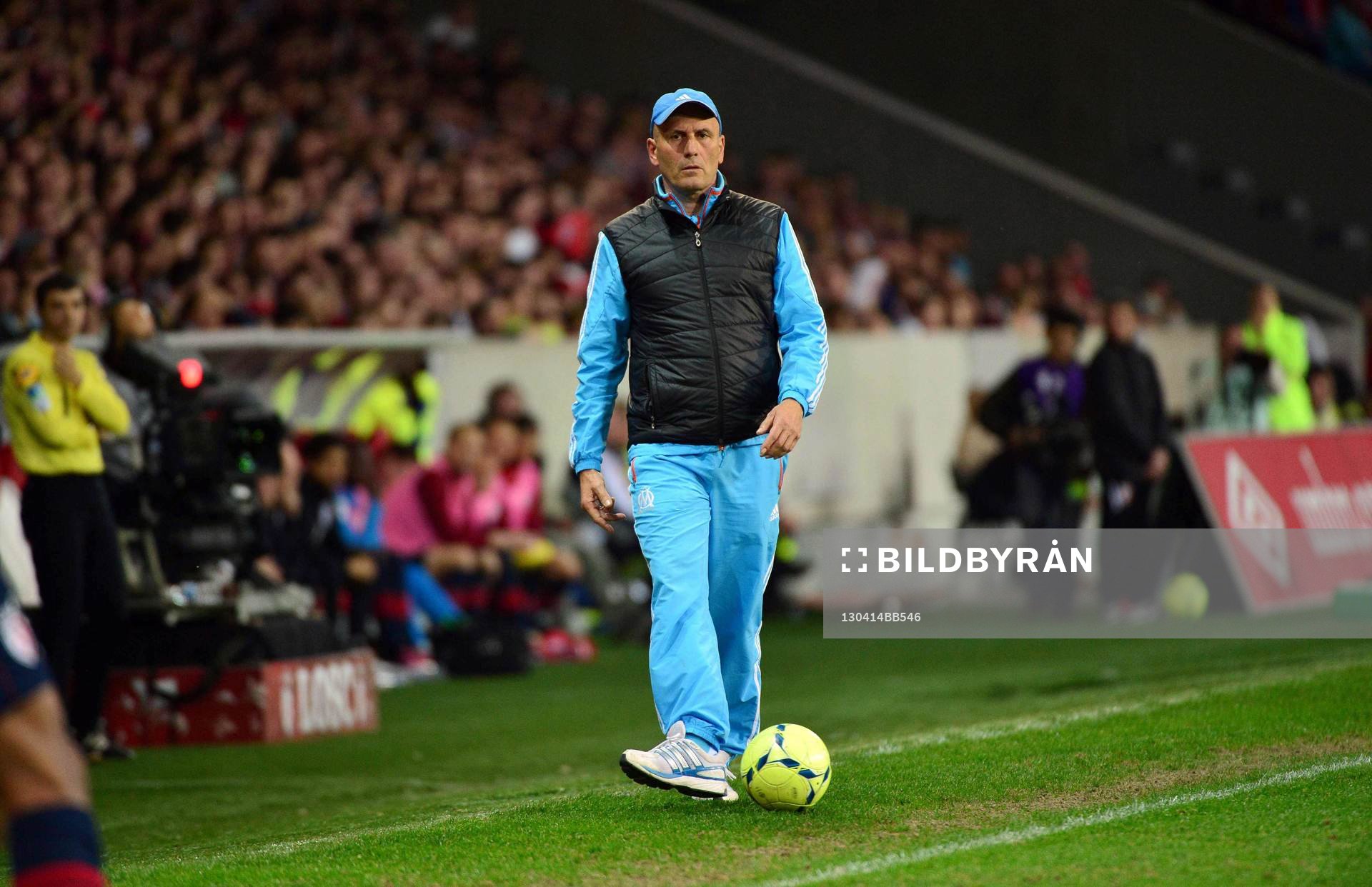  Fotboll, Franska ligan, Lille - Marseille: Elie BAUP - 14.04.2013 - Lille / Marseille  - 32eme journee de Ligue 1