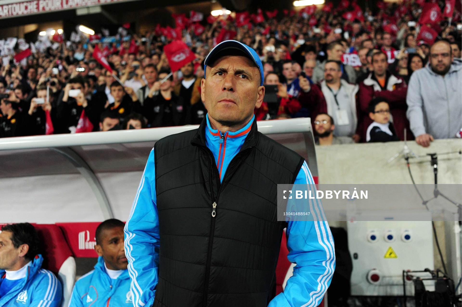  Fotboll, Franska ligan, Lille - Marseille: Elie BAUP - 14.04.2013 - Lille / Marseille  - 32eme journee de Ligue 1